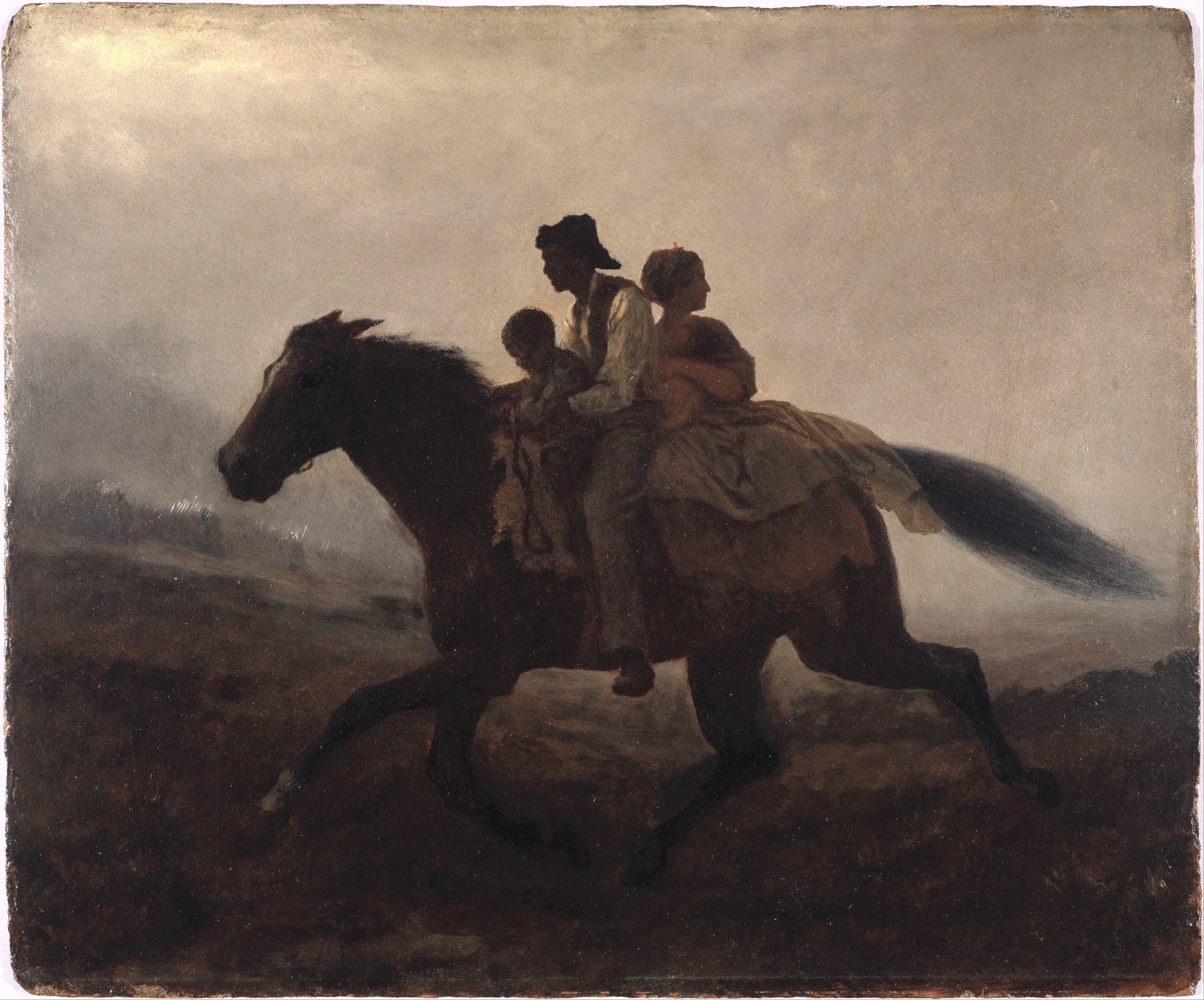 Eastman Johnson, “A Ride for Liberty — The Fugitive Slaves” (1862)