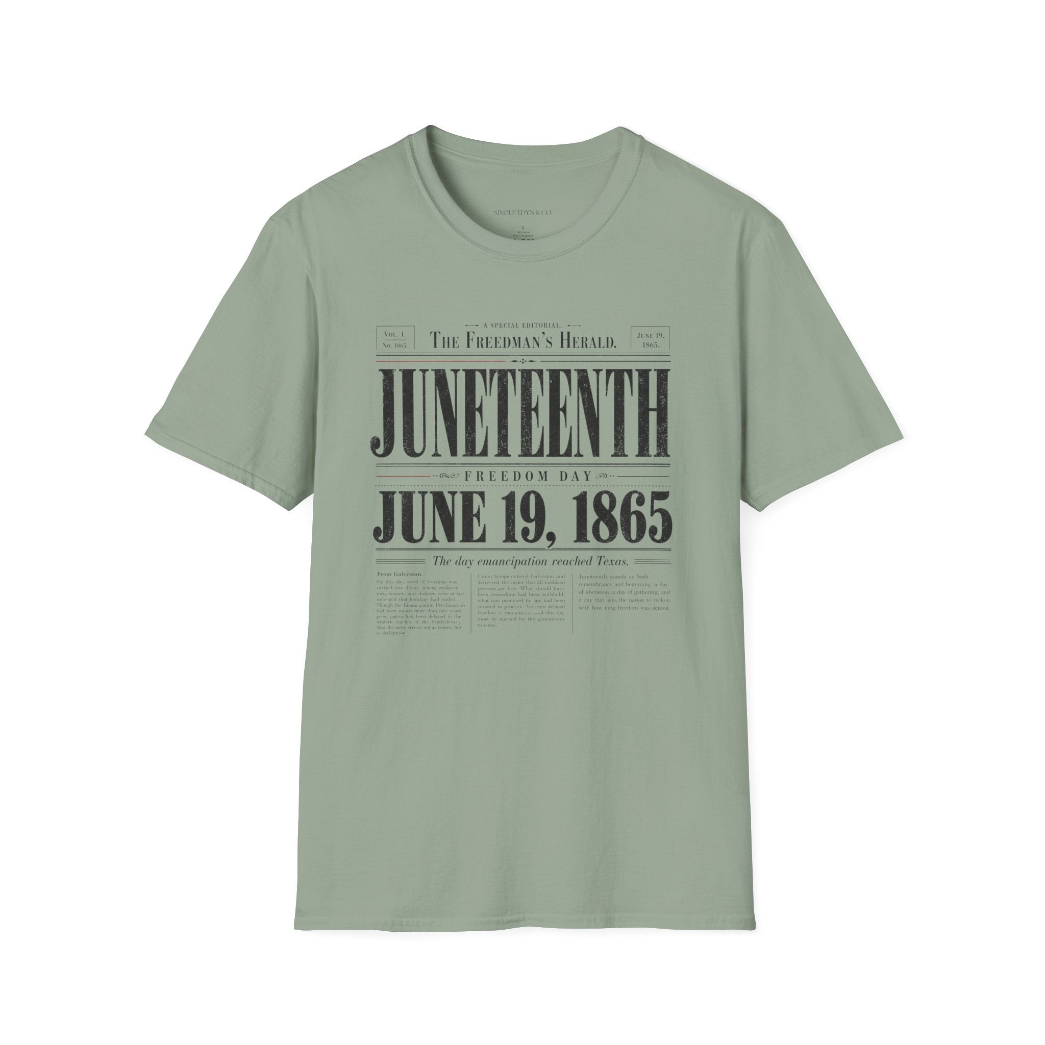 Juneteenth Freedom Day Tee