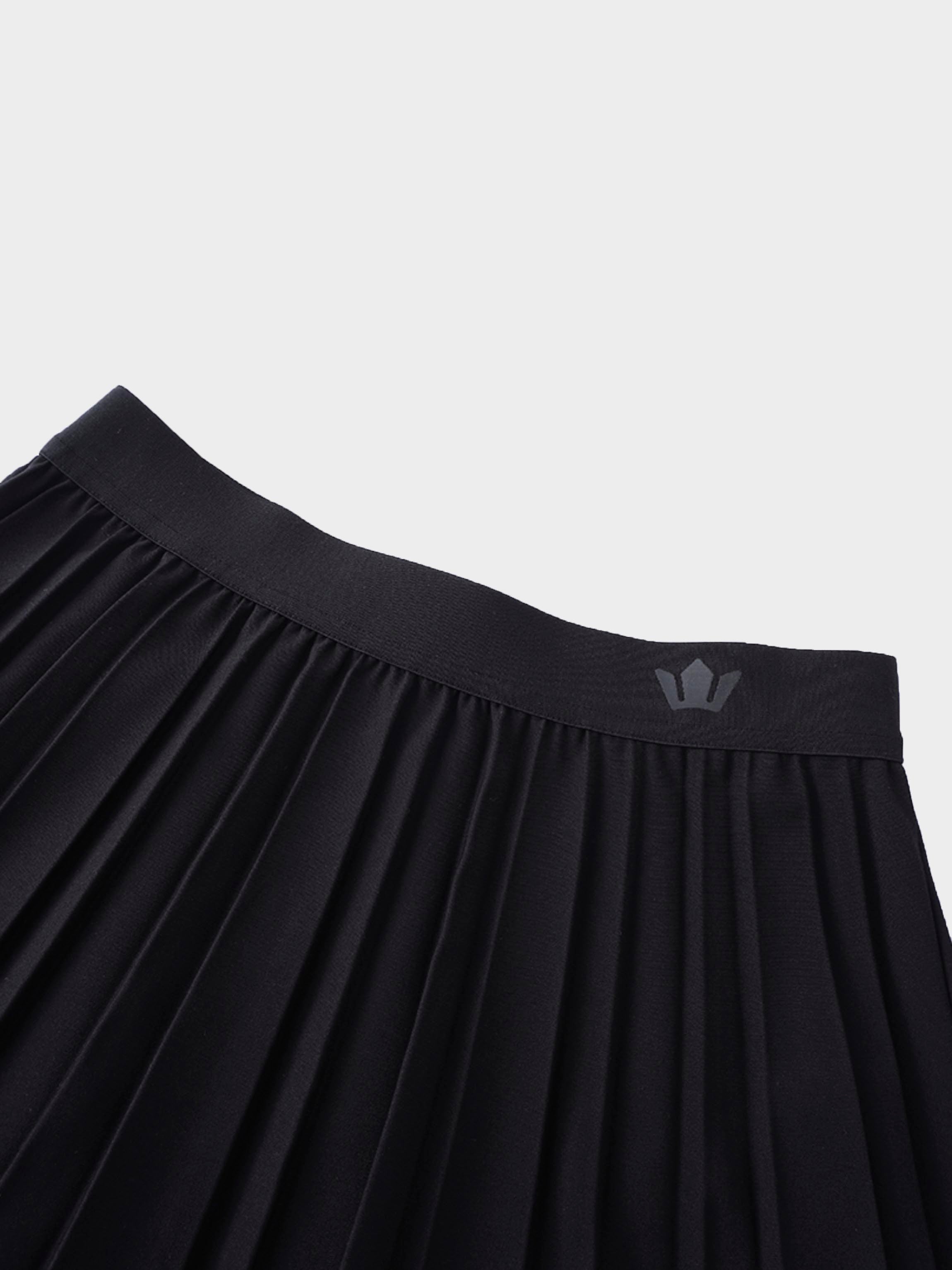 PLEATED SKIRT 24"-BLACK-3
