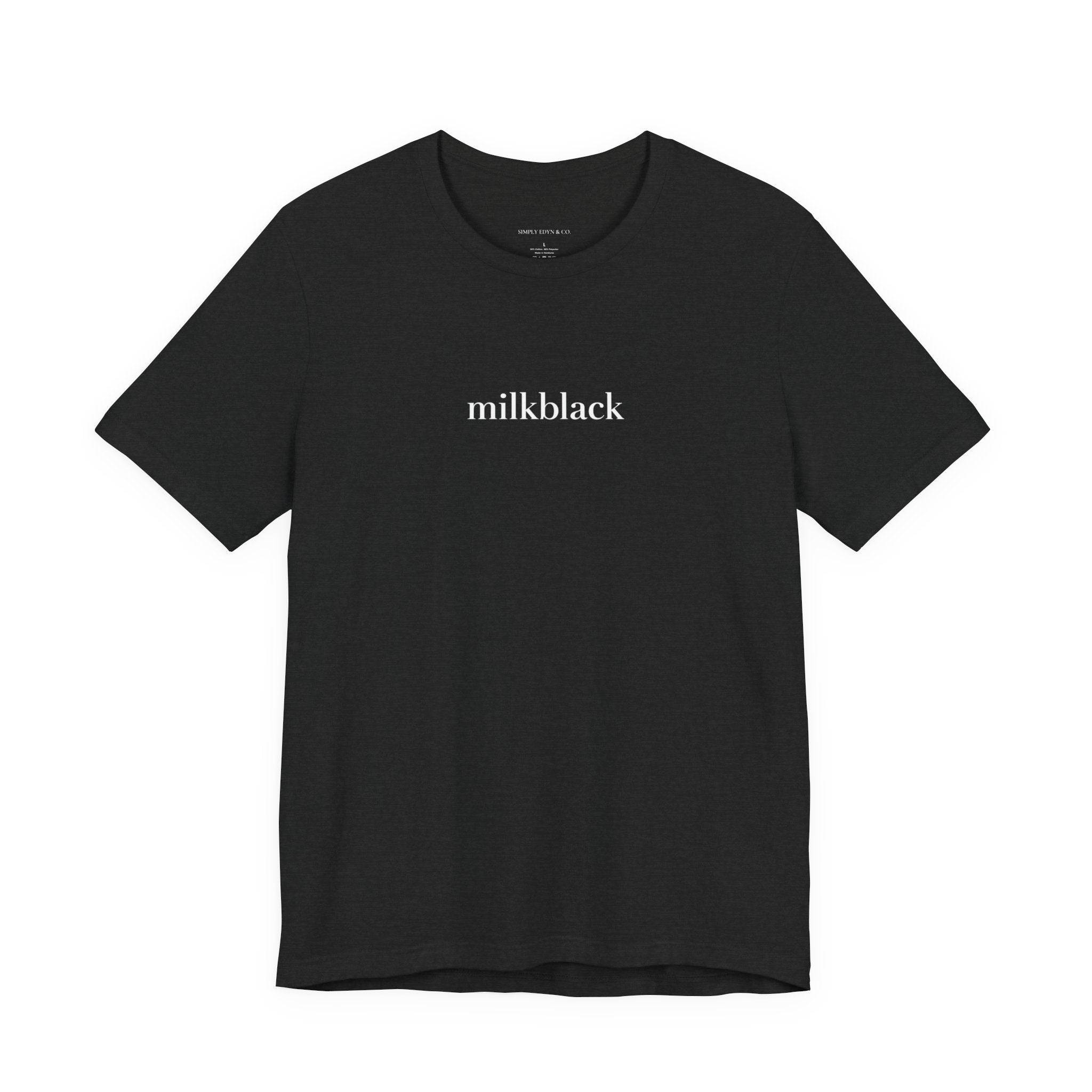 milkblack Classic Tee – Black & Brown