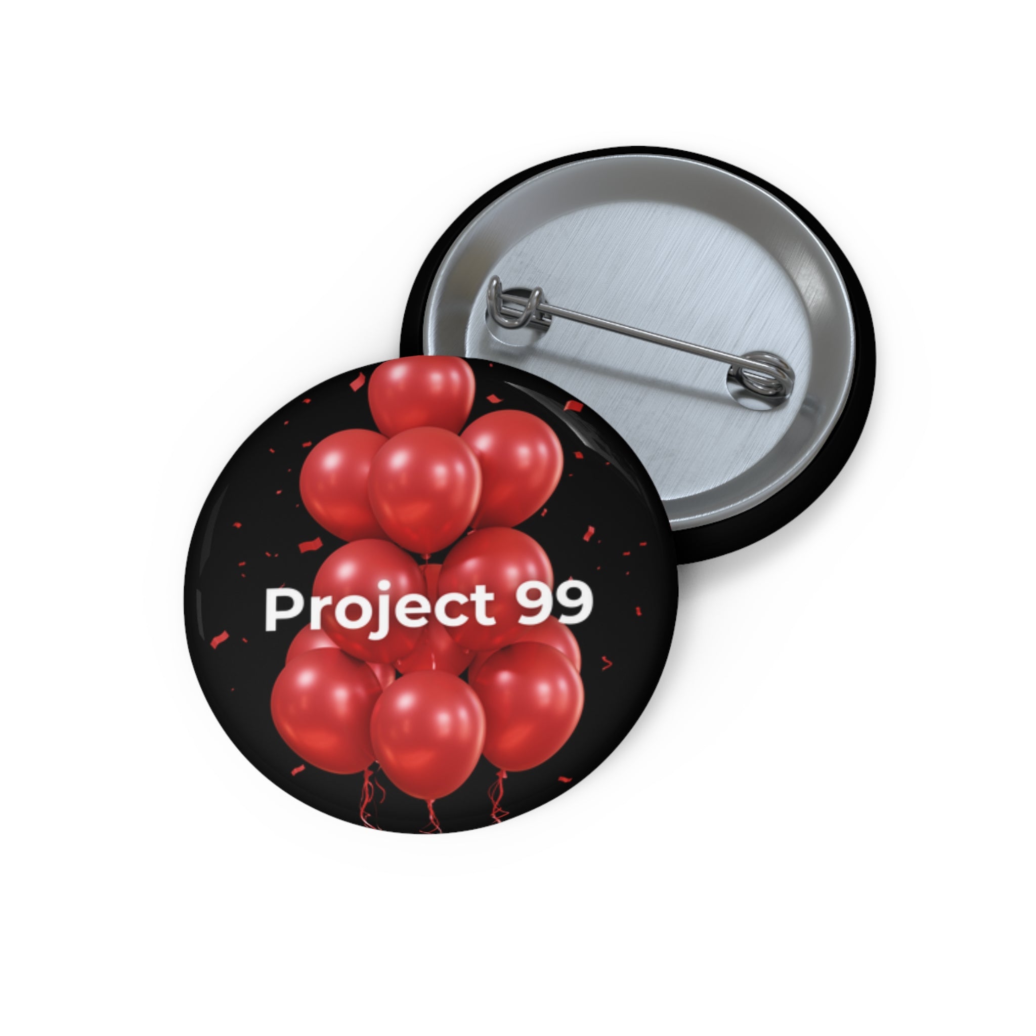 Project 99 Balloon Pin Button