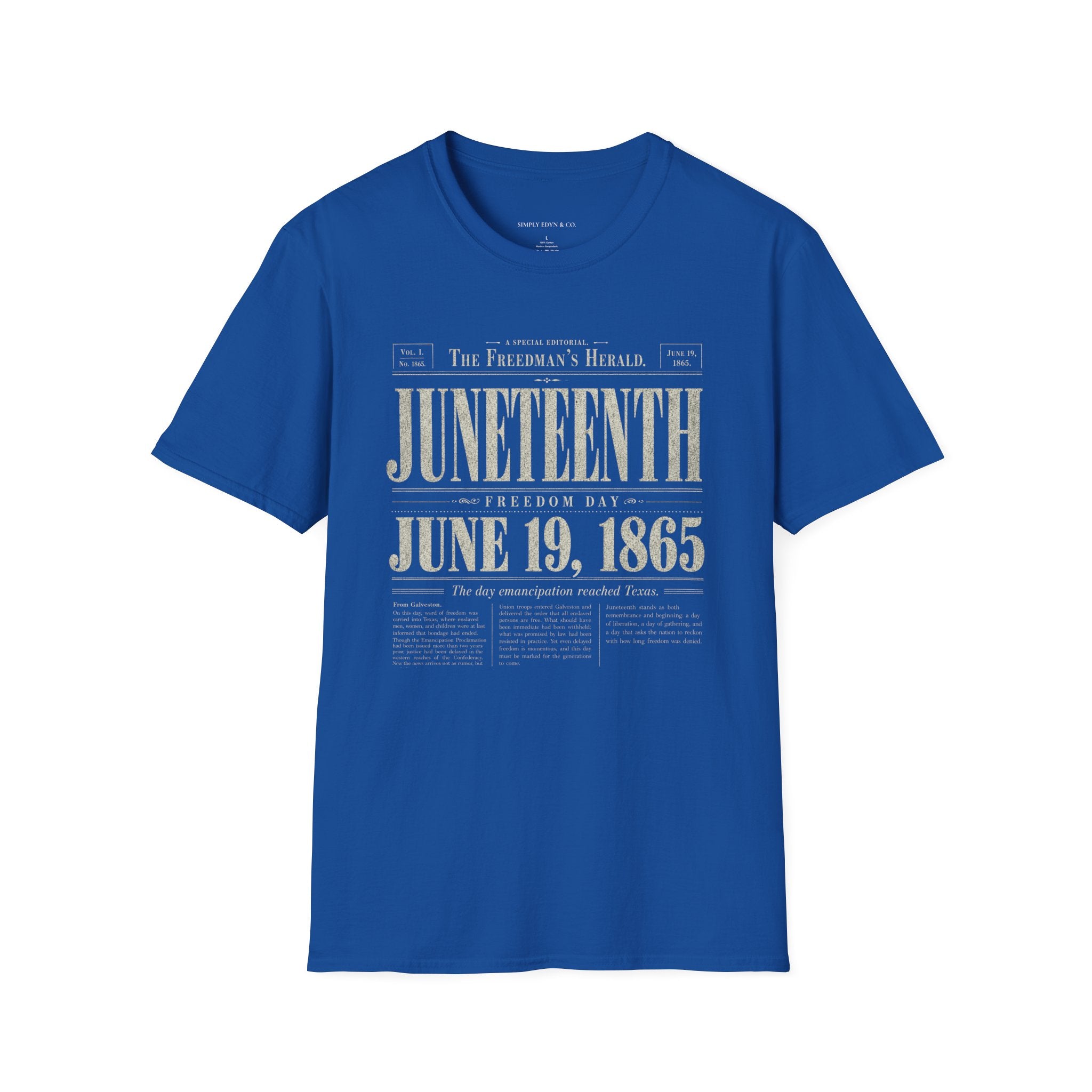 Juneteenth Freedom Day Tee