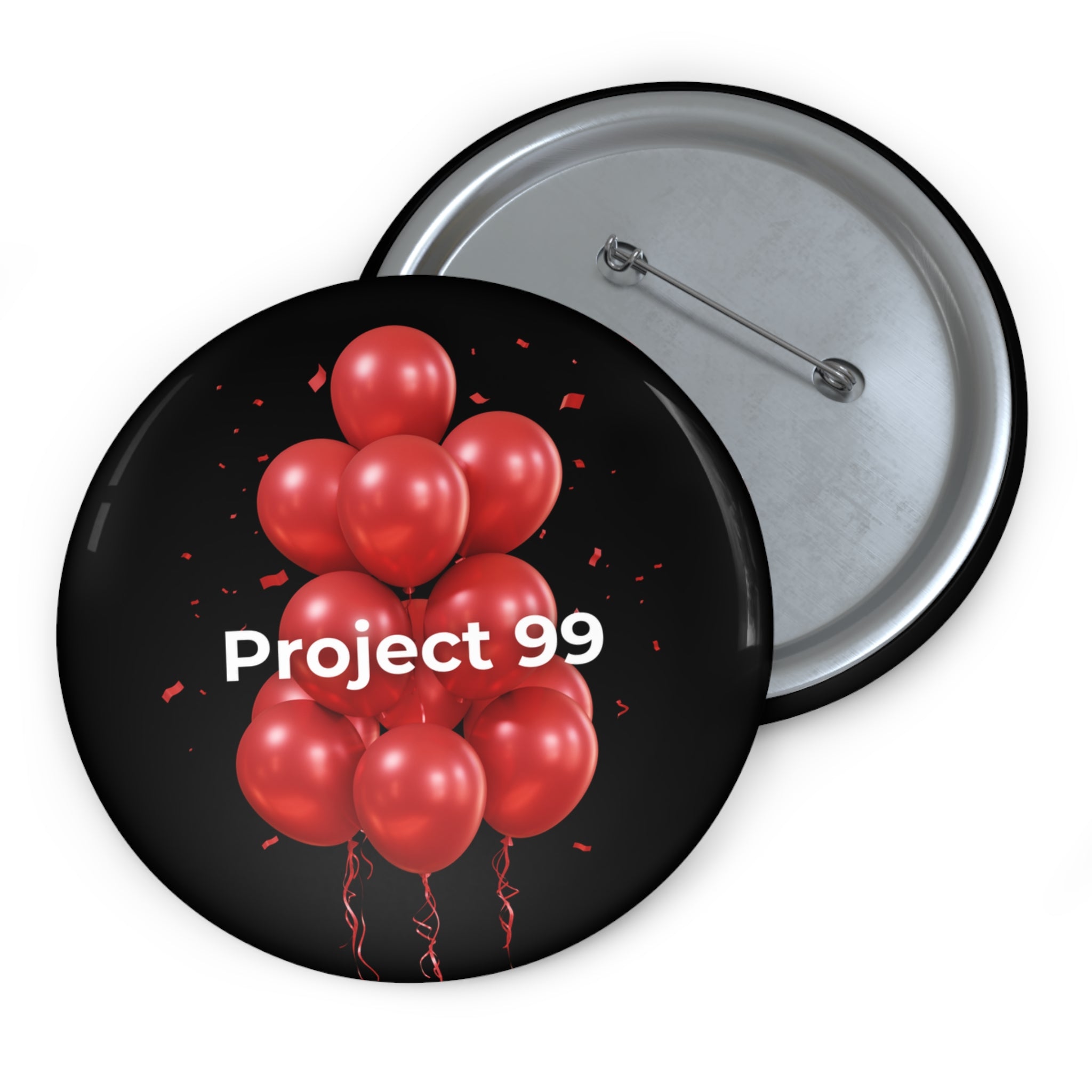 Project 99 Balloon Pin Button