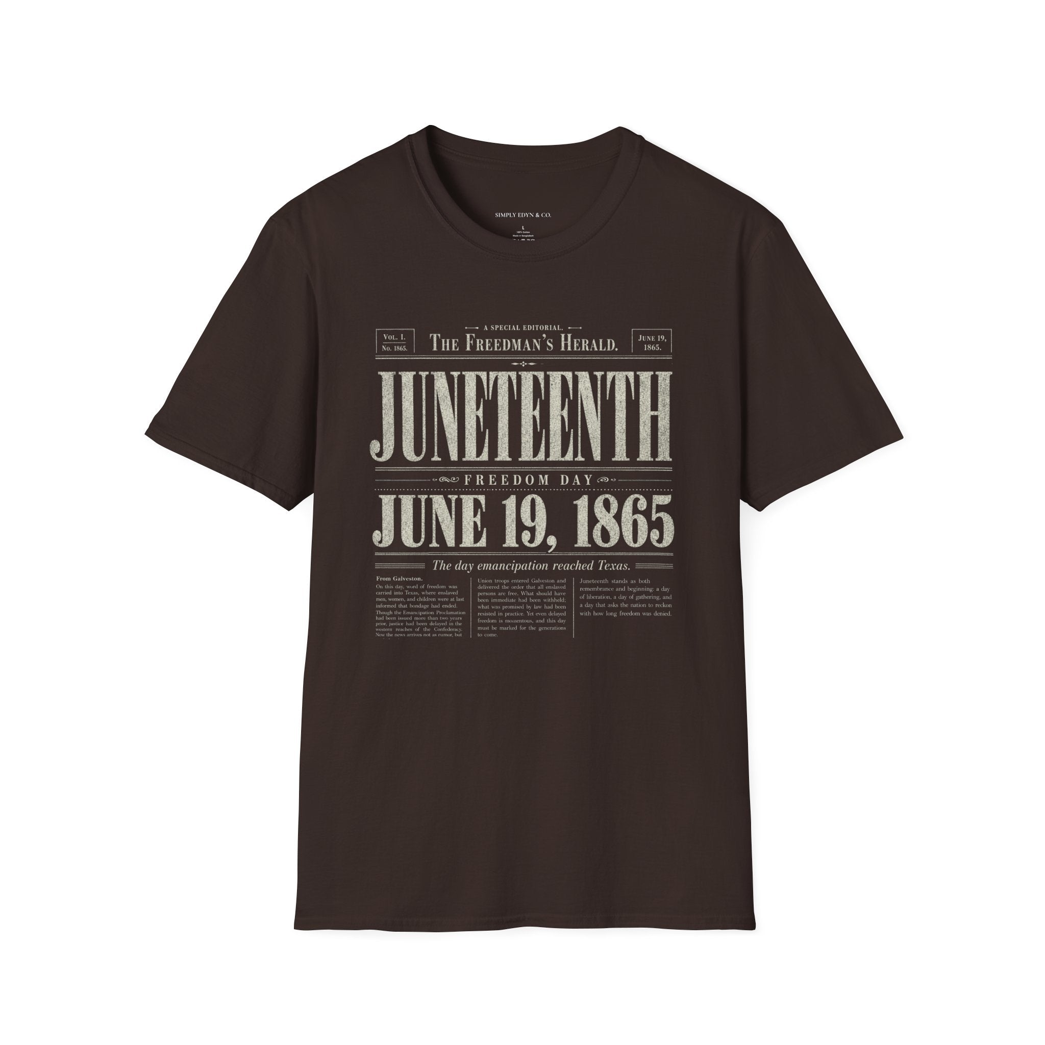 Juneteenth Freedom Day Tee