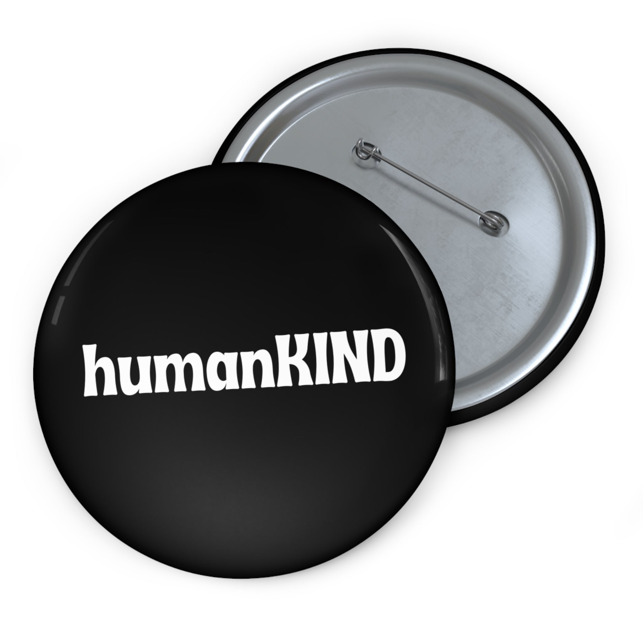 humanKIND Pin Button (black background)