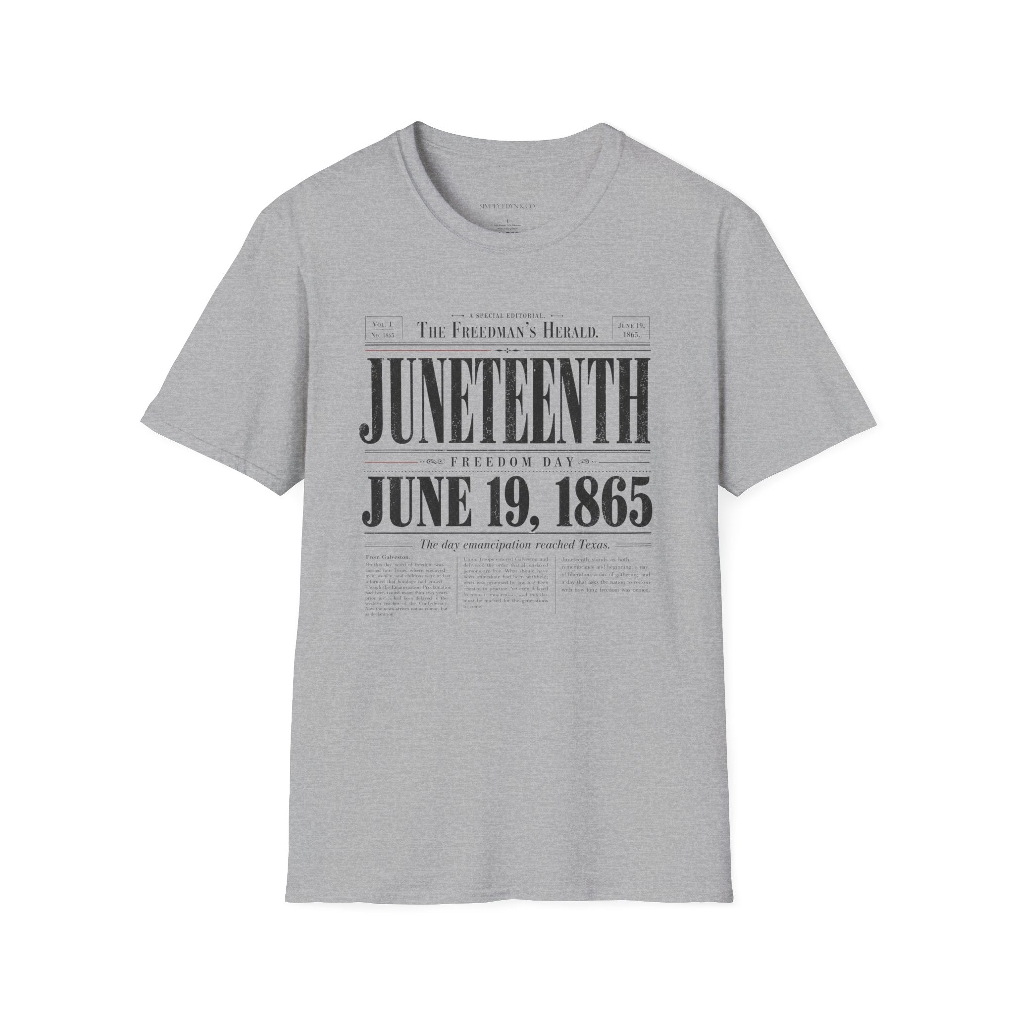 Juneteenth Freedom Day Tee