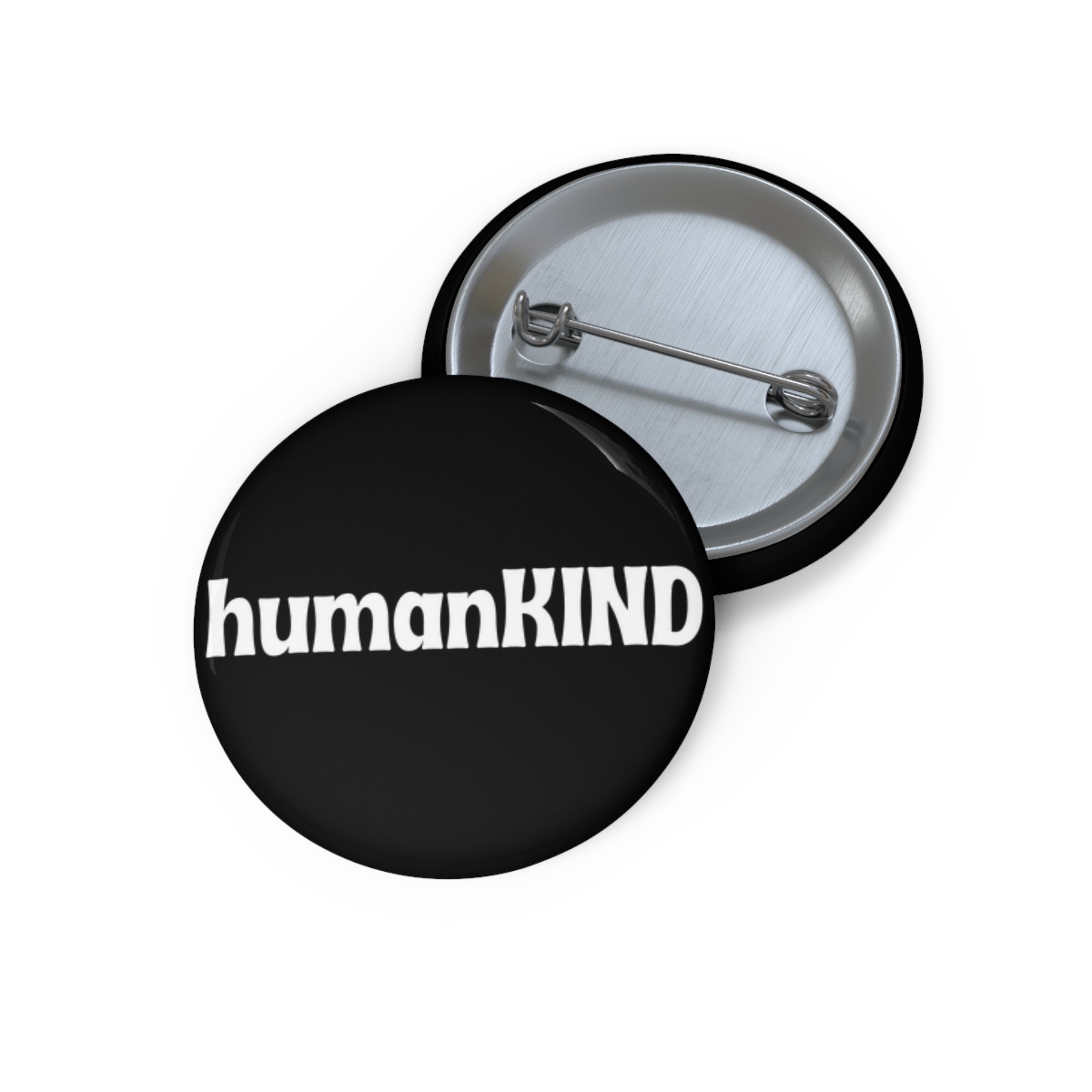 humanKIND Pin Button (black background)