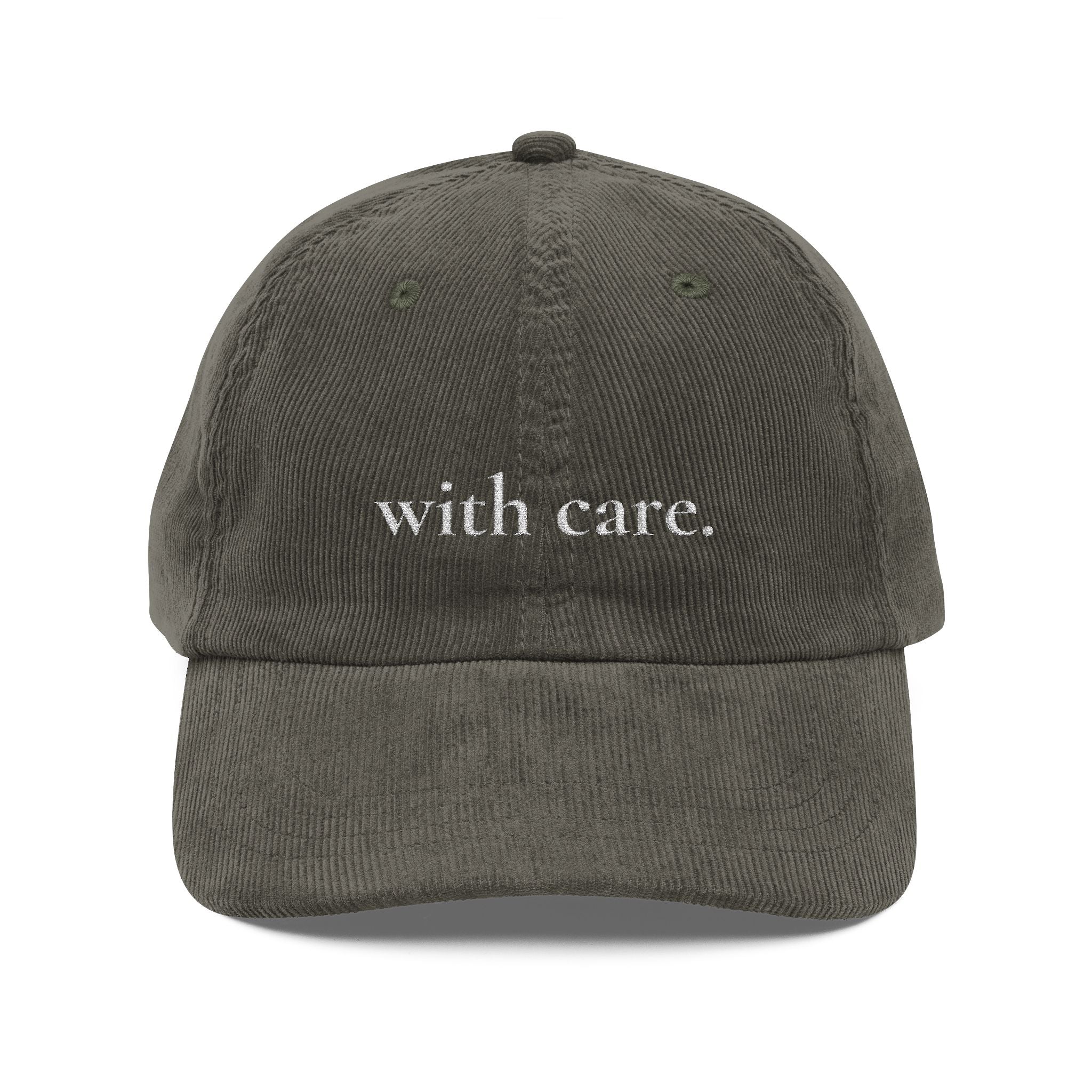 With Care. Corduroy Cap