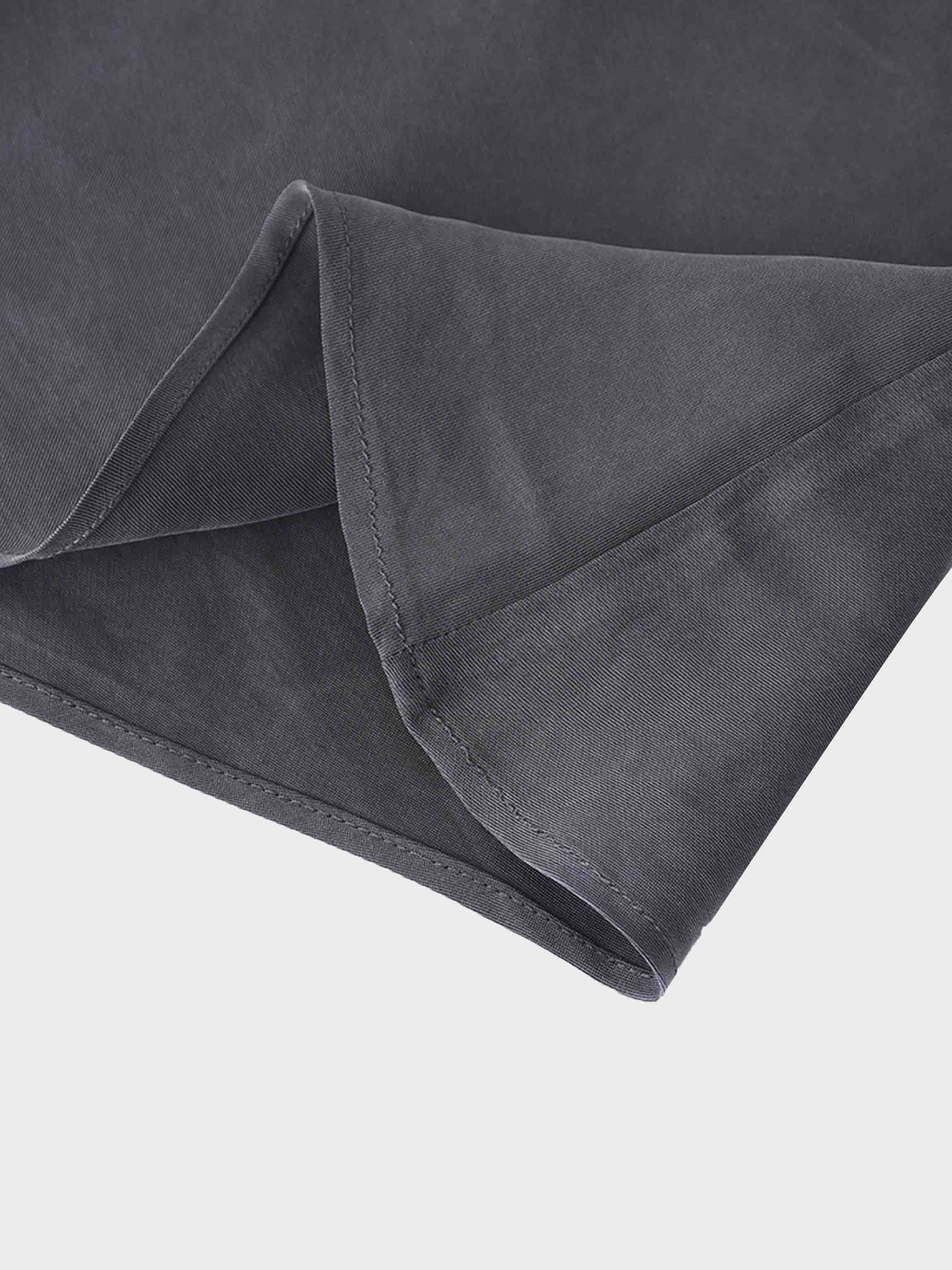 Cupro Slip Skirt-Grey-4