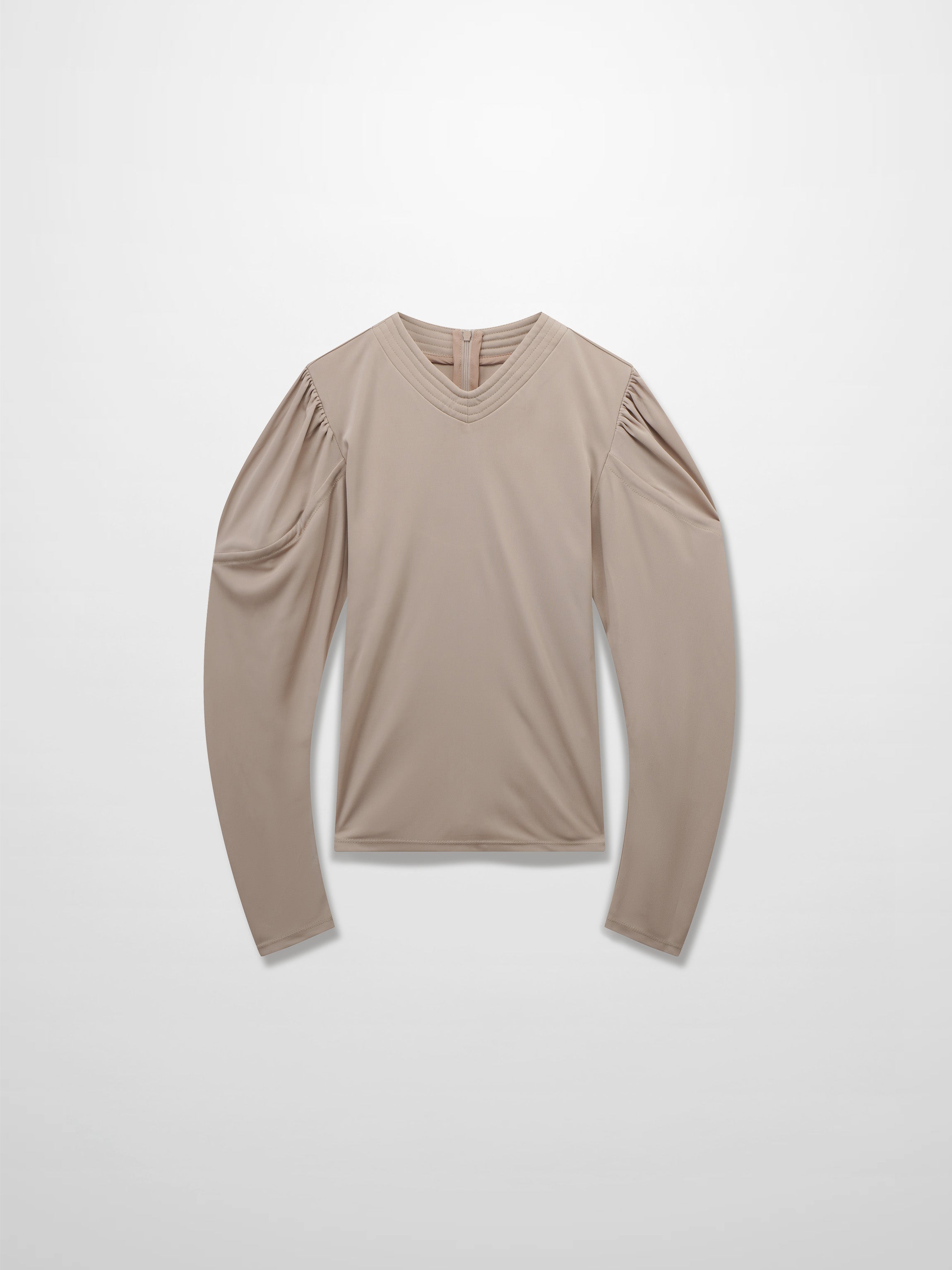 Princess Stitched High V top-Mauve-0