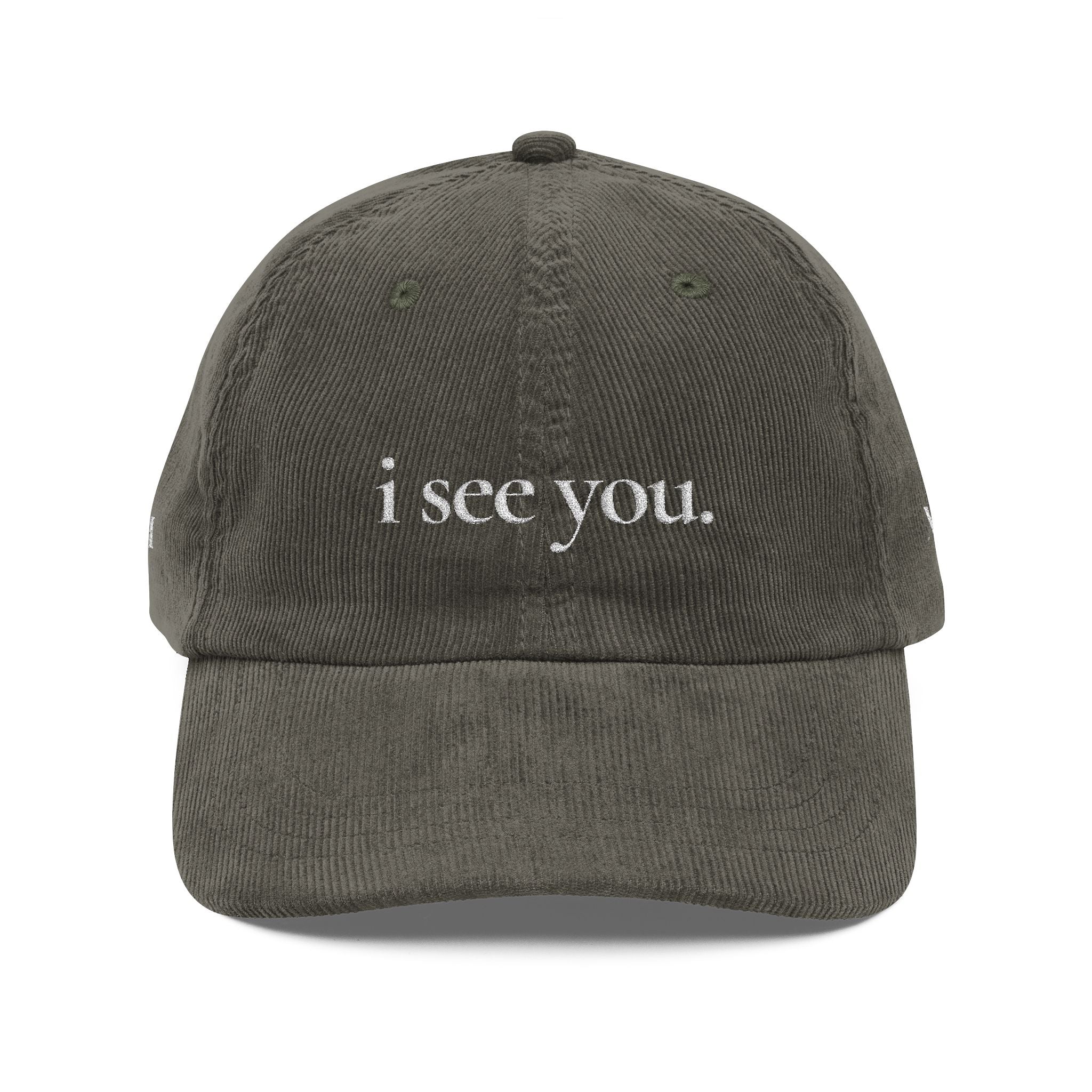 i see you. Corduroy Cap — 92% Edition