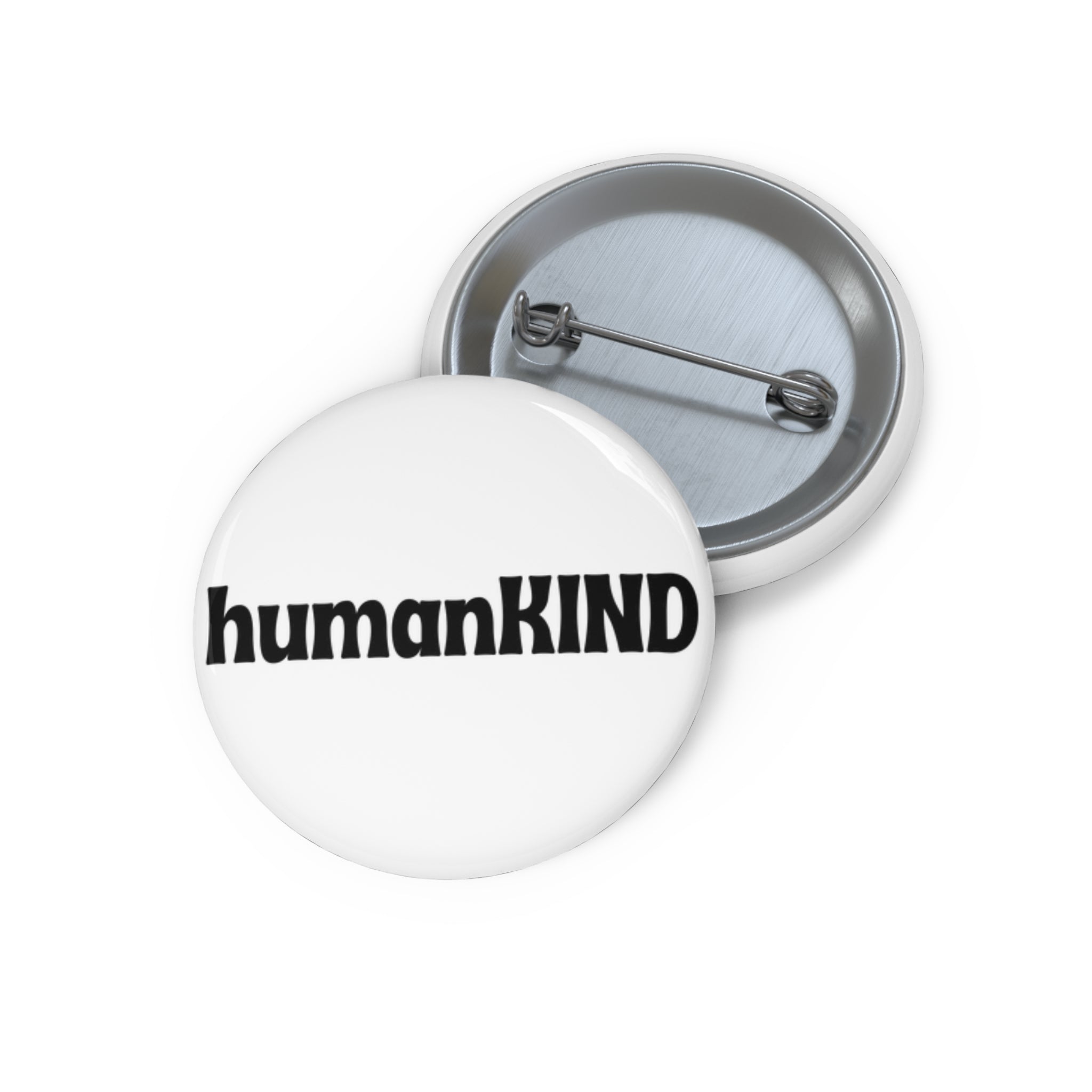 humanKIND Pin Button (white background)