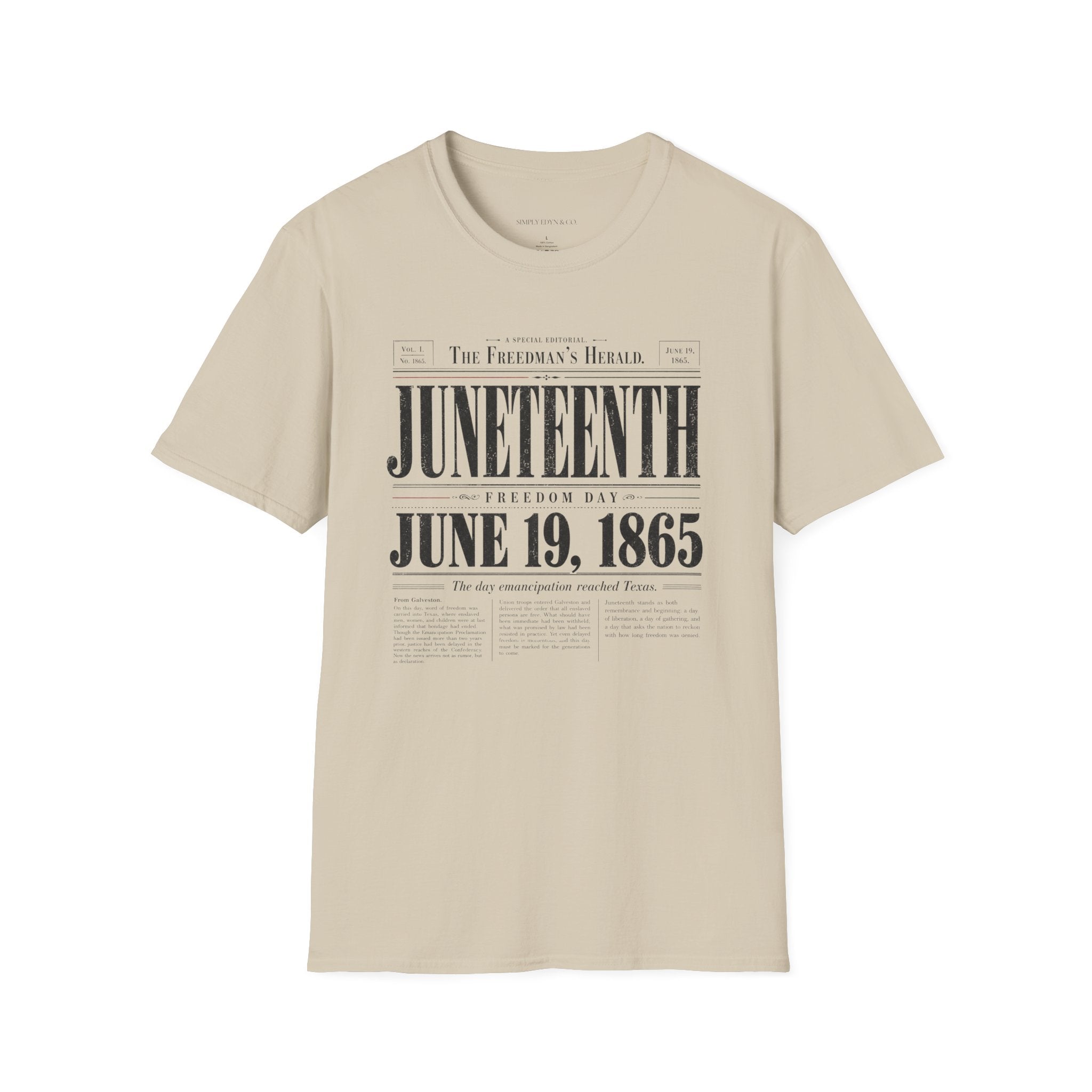 Juneteenth Freedom Day Tee