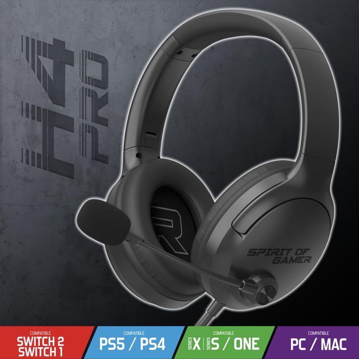 Headphones with Microphone Spirit of Gamer Pro H4 Black-8
