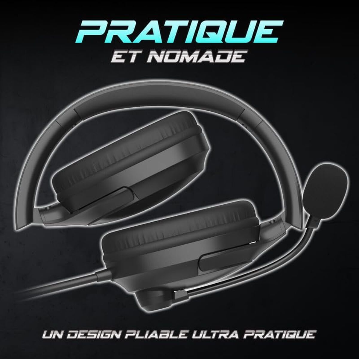 Headphones with Microphone Spirit of Gamer Pro H4 Black-2