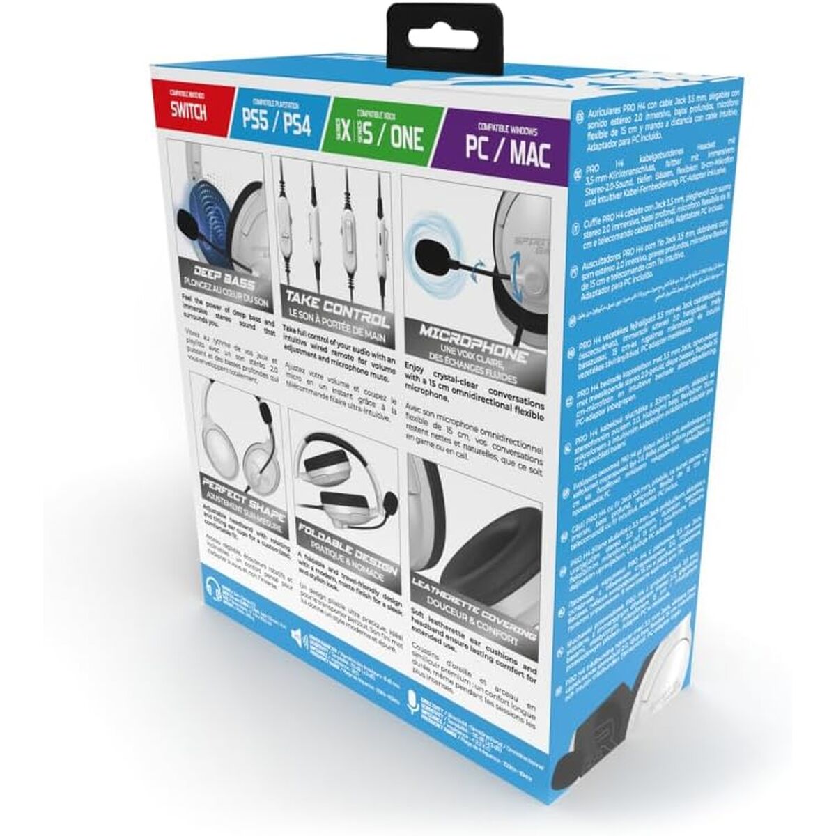 Headphones with Microphone Spirit of Gamer Pro H4 White-1