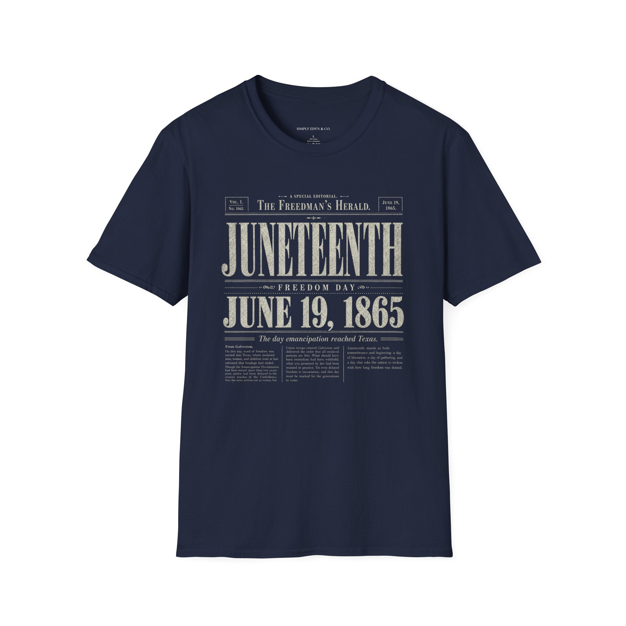 Juneteenth Freedom Day Tee