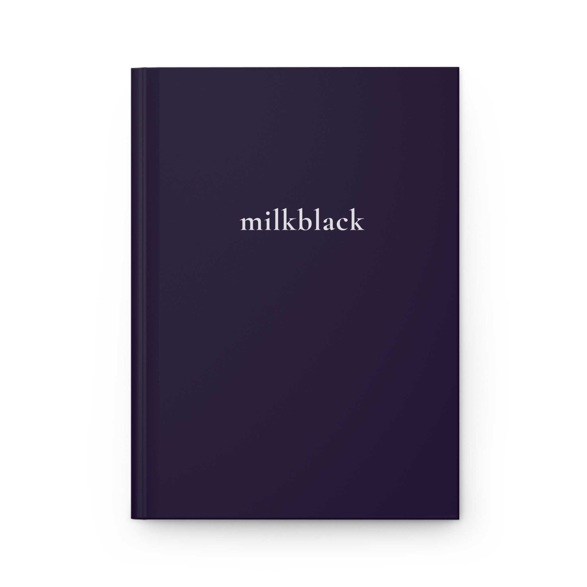 milkblack — hardcover journal