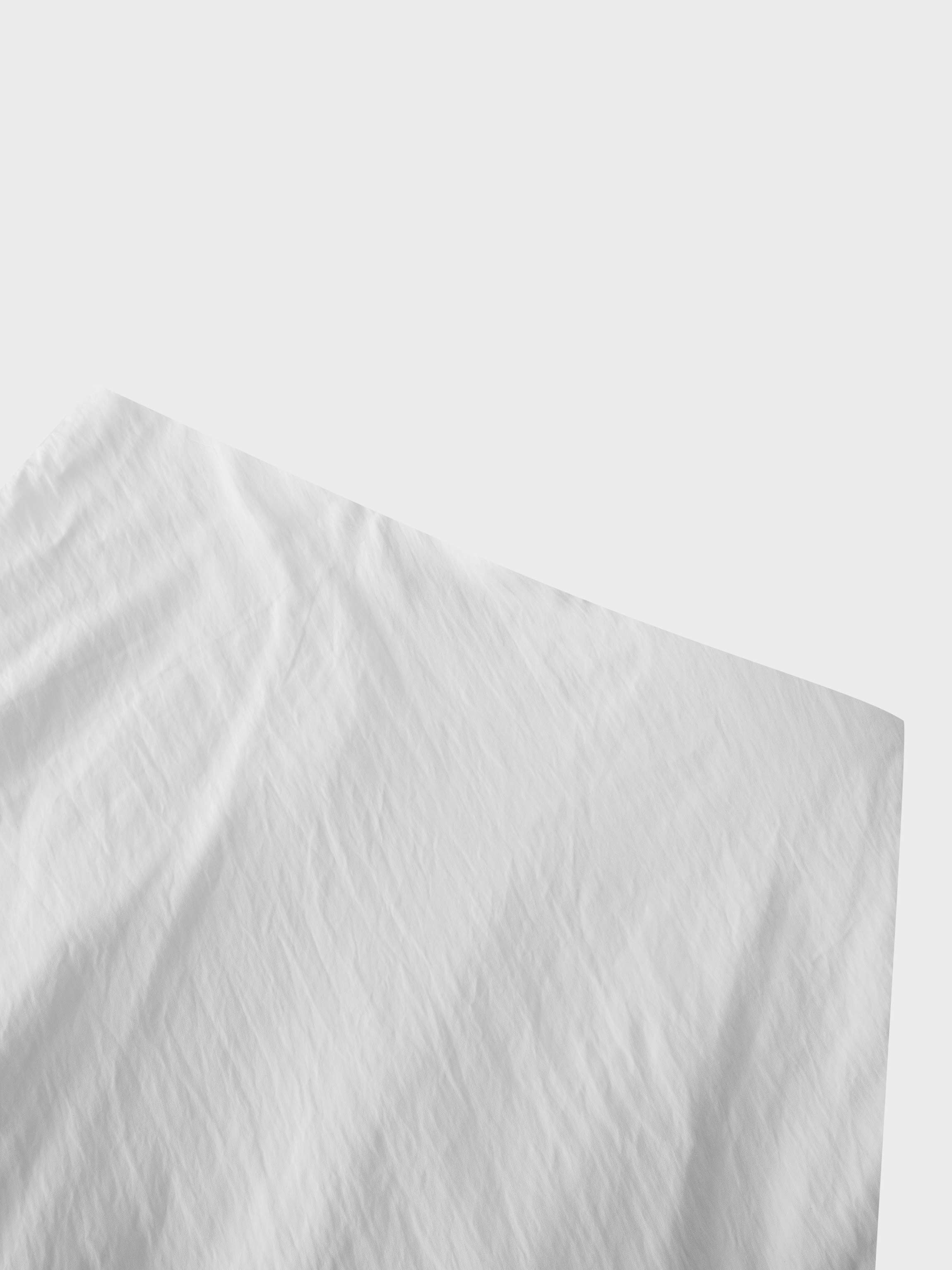 Crinkle Cotton Skirt 37"-White-4