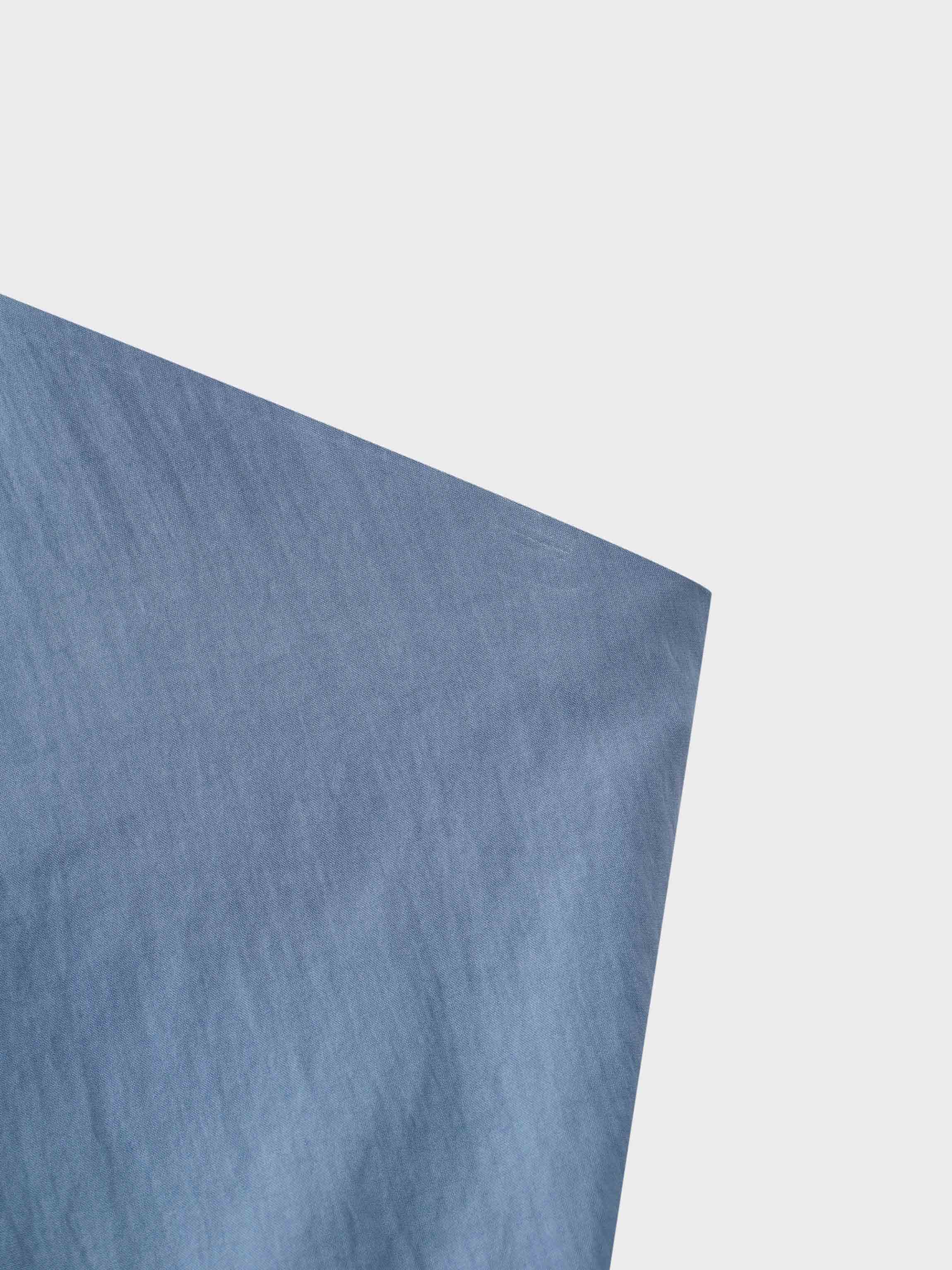 Crinkle Cotton Skirt 37"-Robin Blue-4