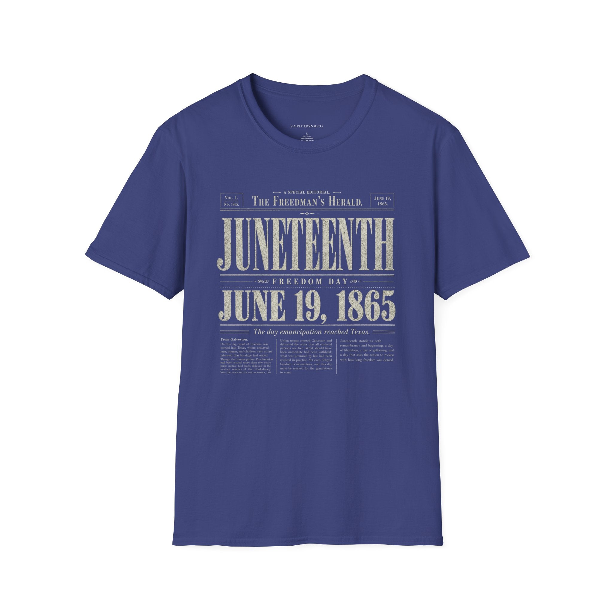 Juneteenth Freedom Day Tee