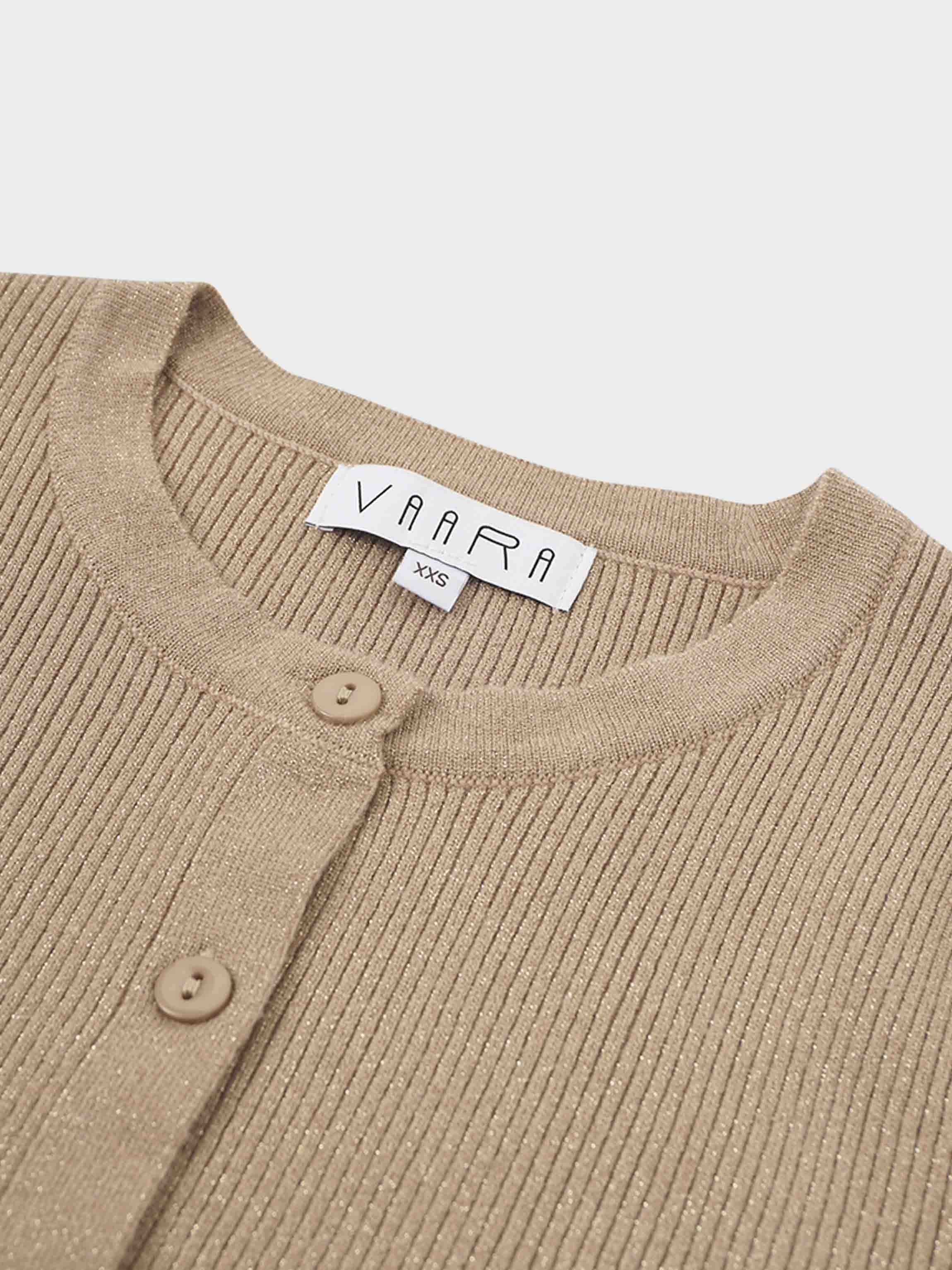 Lurex Ribbed Sweater-Neutral-2