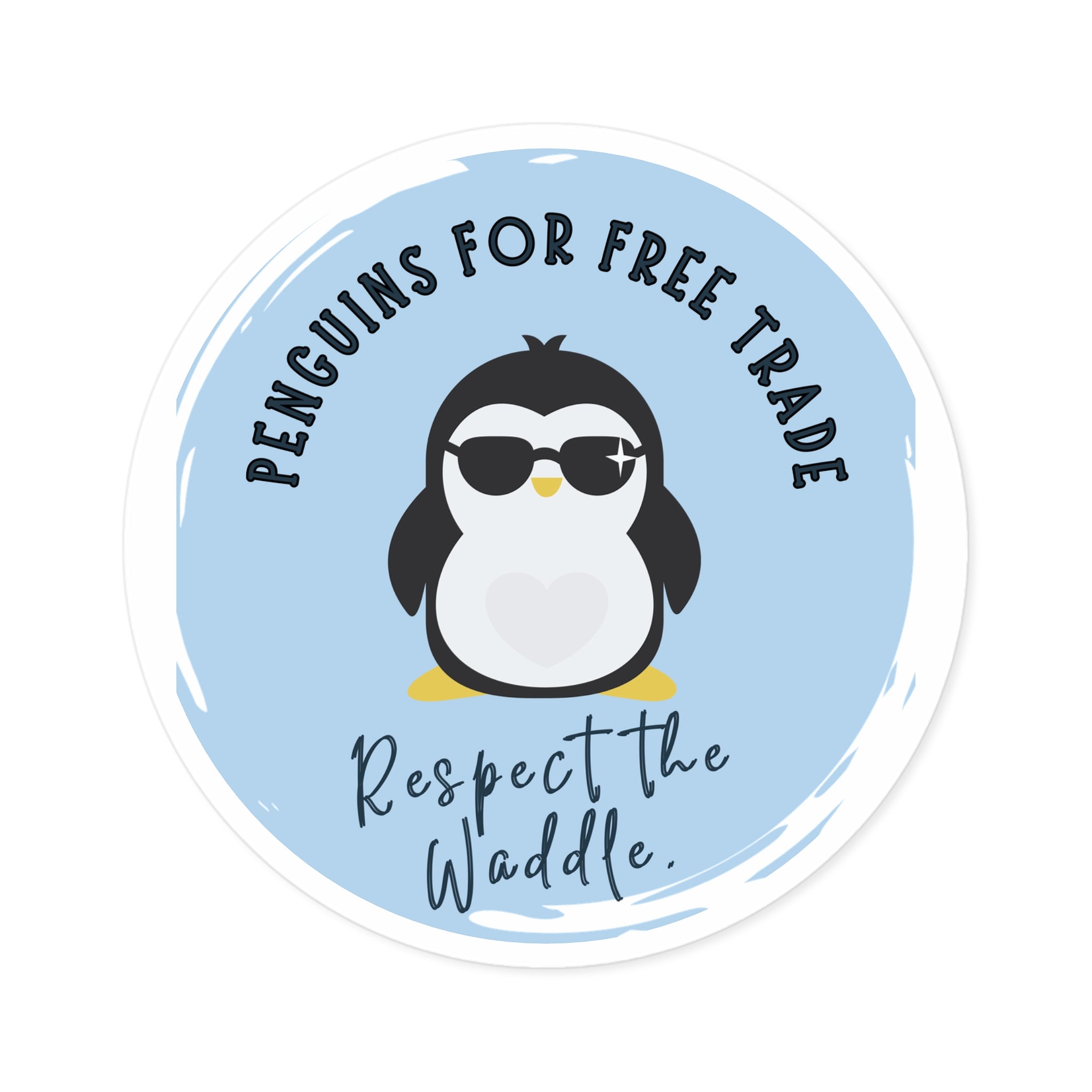 The Waddle Sticker - Free Trade Edition