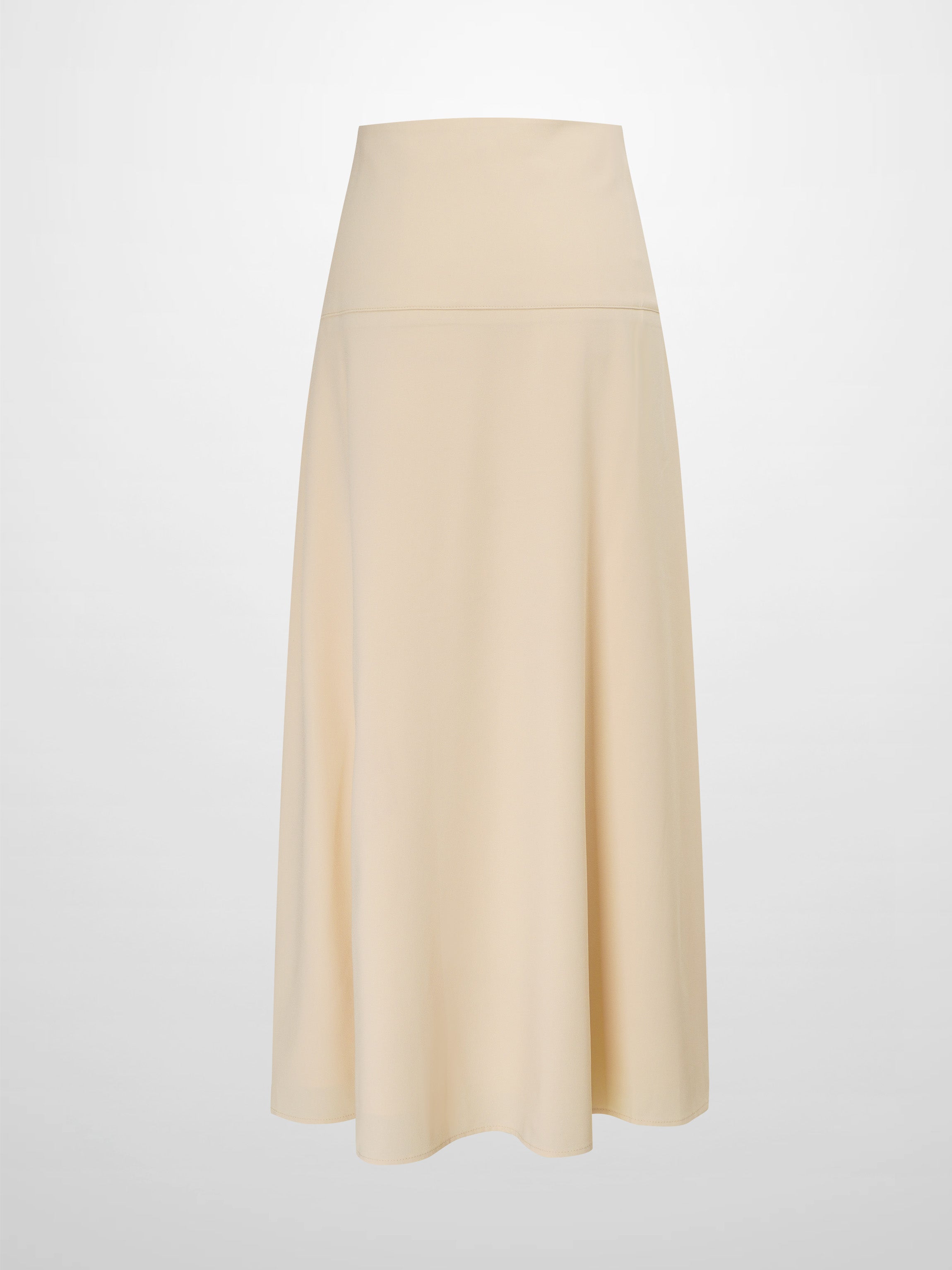 Side Button Yoke Skirt-Bone-2