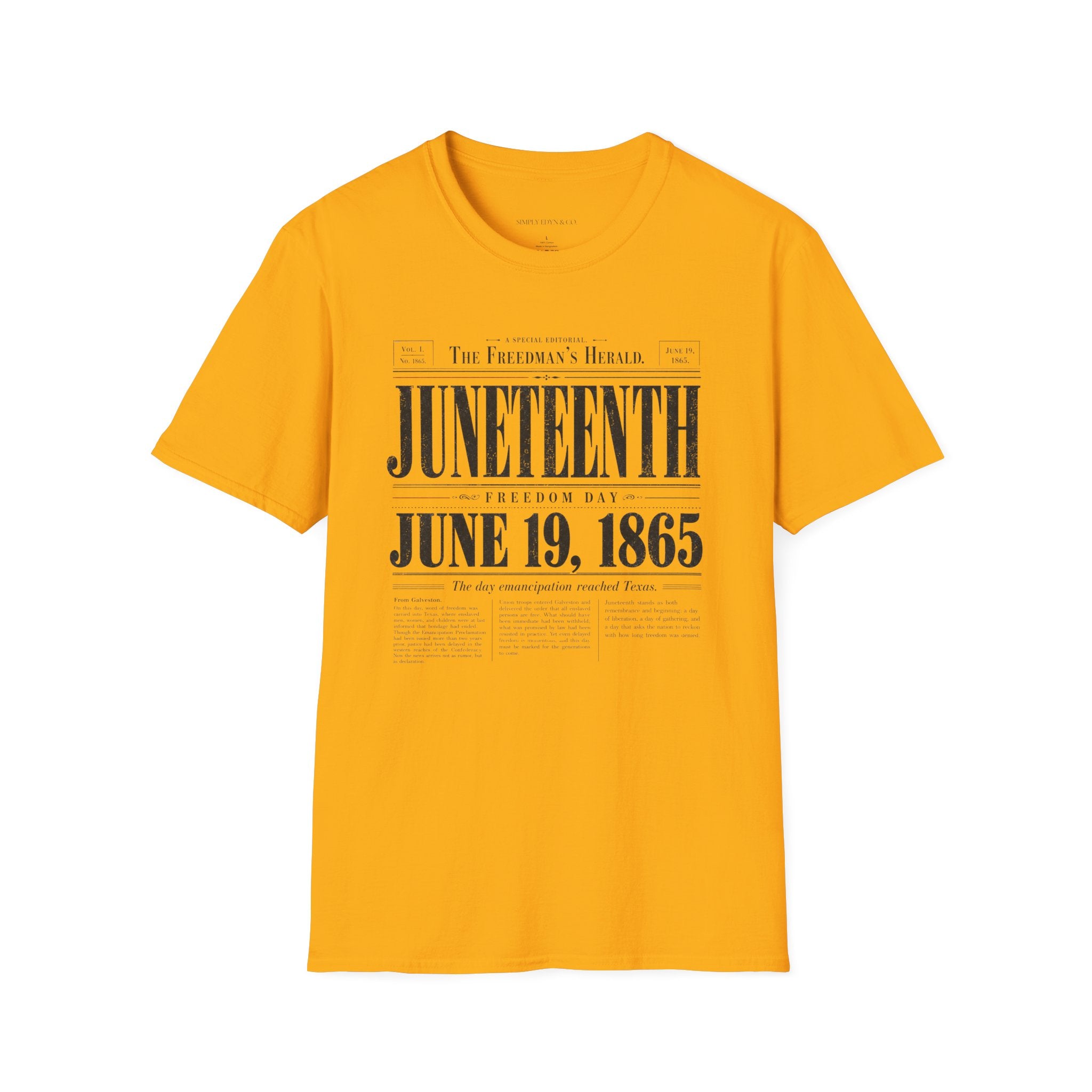 Juneteenth Freedom Day Tee