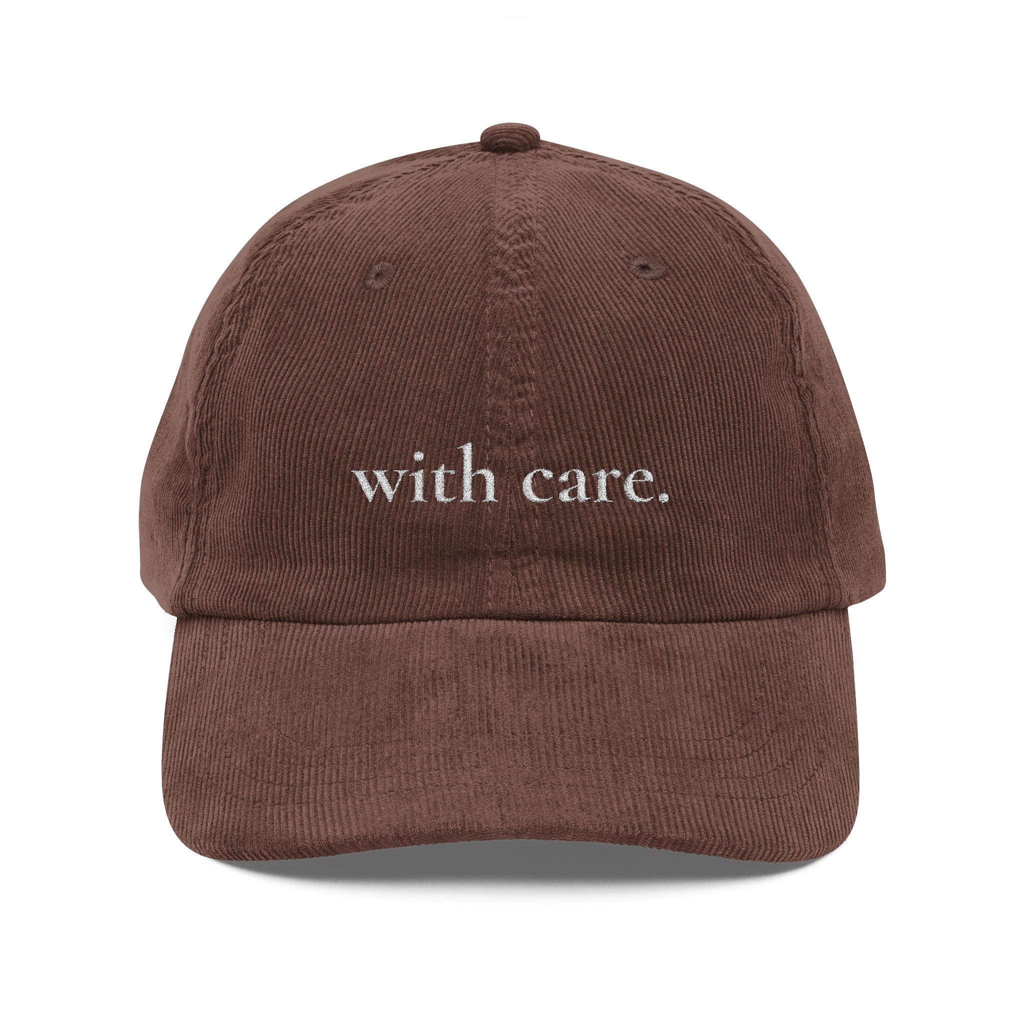 With Care. Corduroy Cap