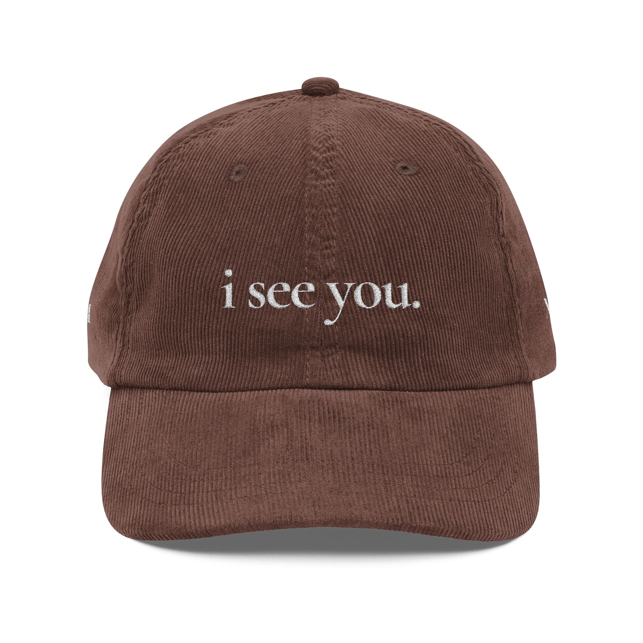 i see you. Corduroy Cap — 92% Edition