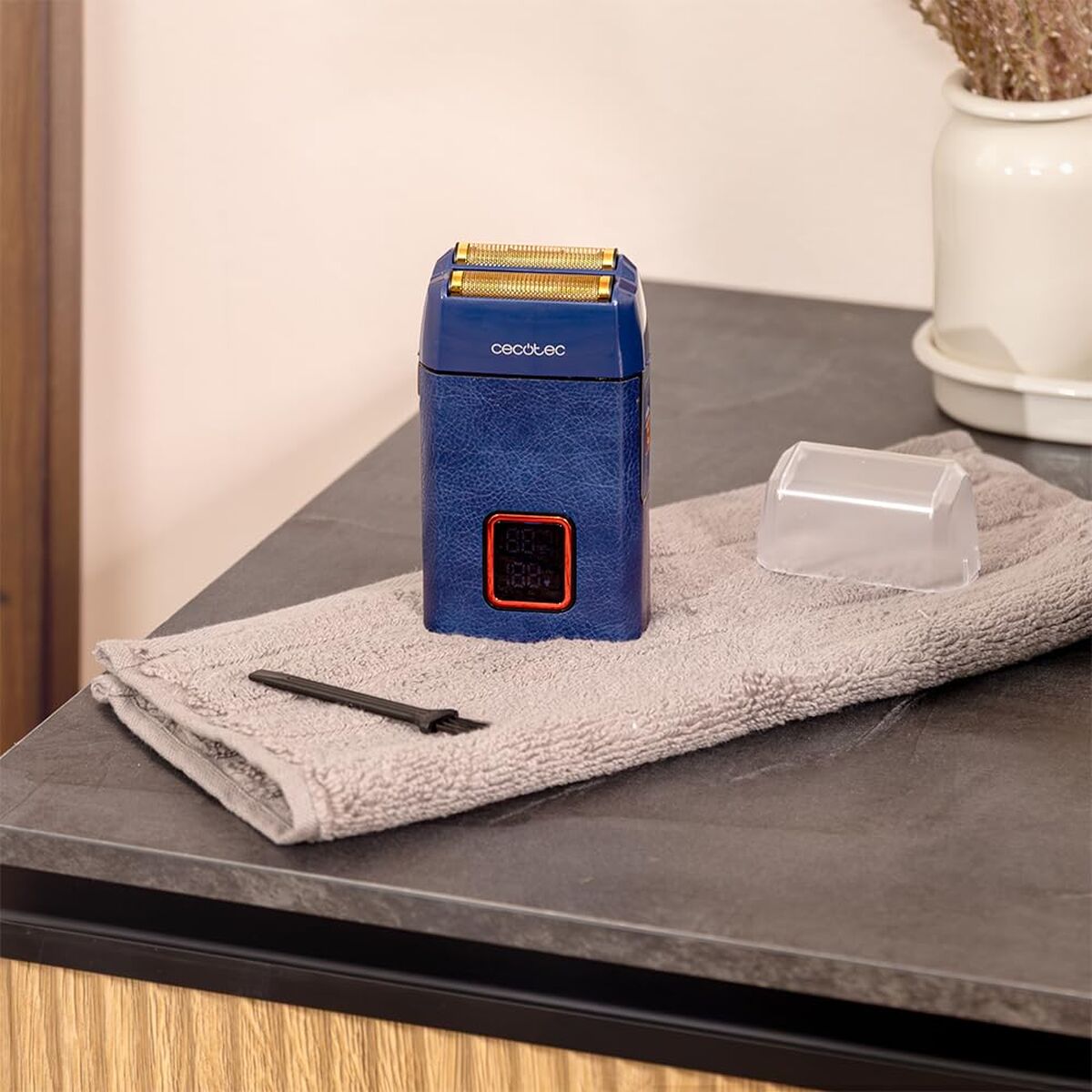 Cecotec Electric Shaver PrecisionCare X-Trimm Pro Titanium 3 Speeds LED 2h Blue-2