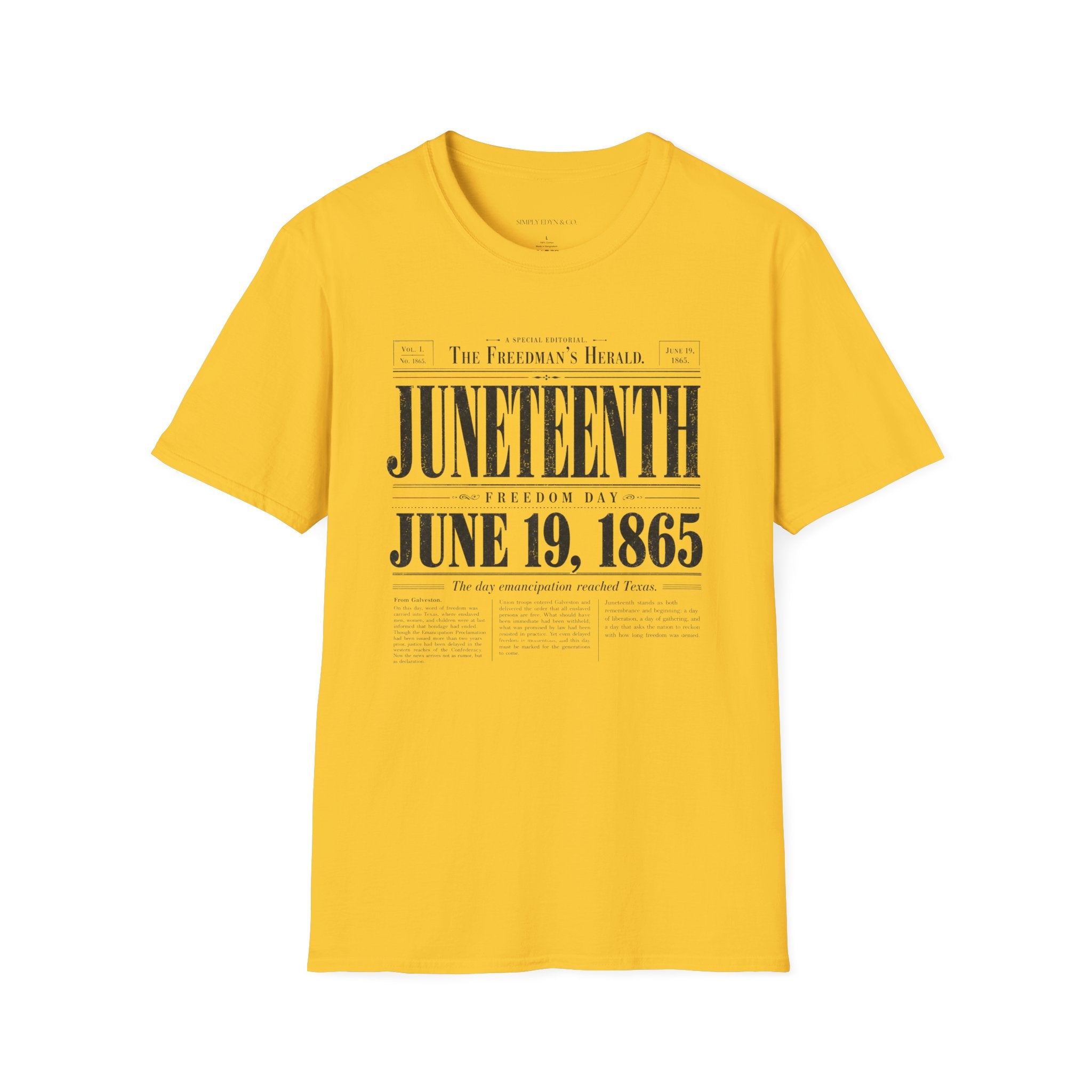 Juneteenth Freedom Day Tee