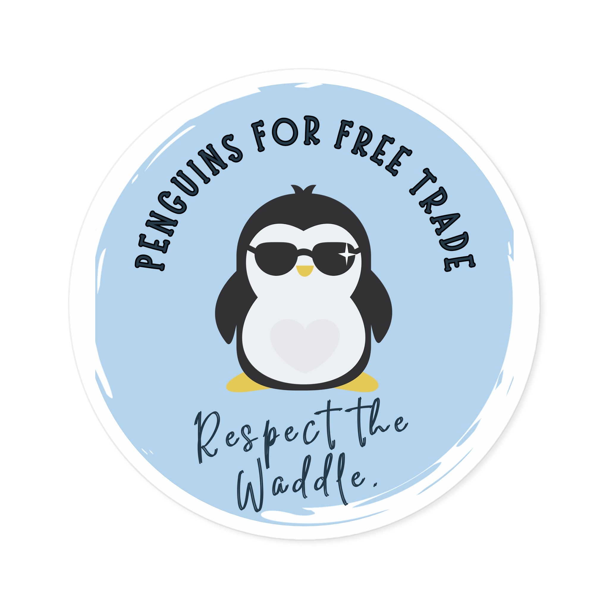 The Waddle Sticker - Free Trade Edition
