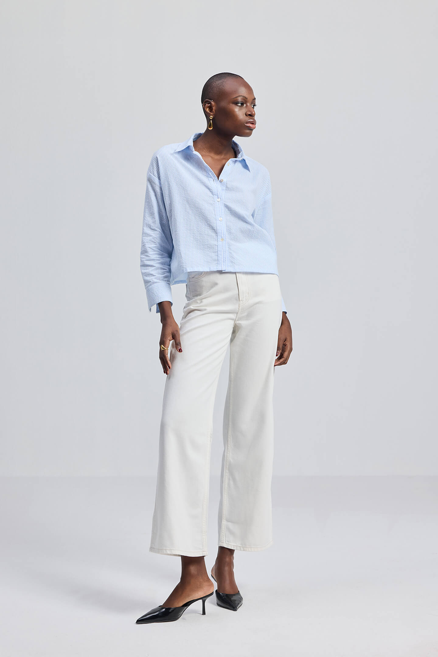 Crop it like its Hot Shirt in Stripes-0