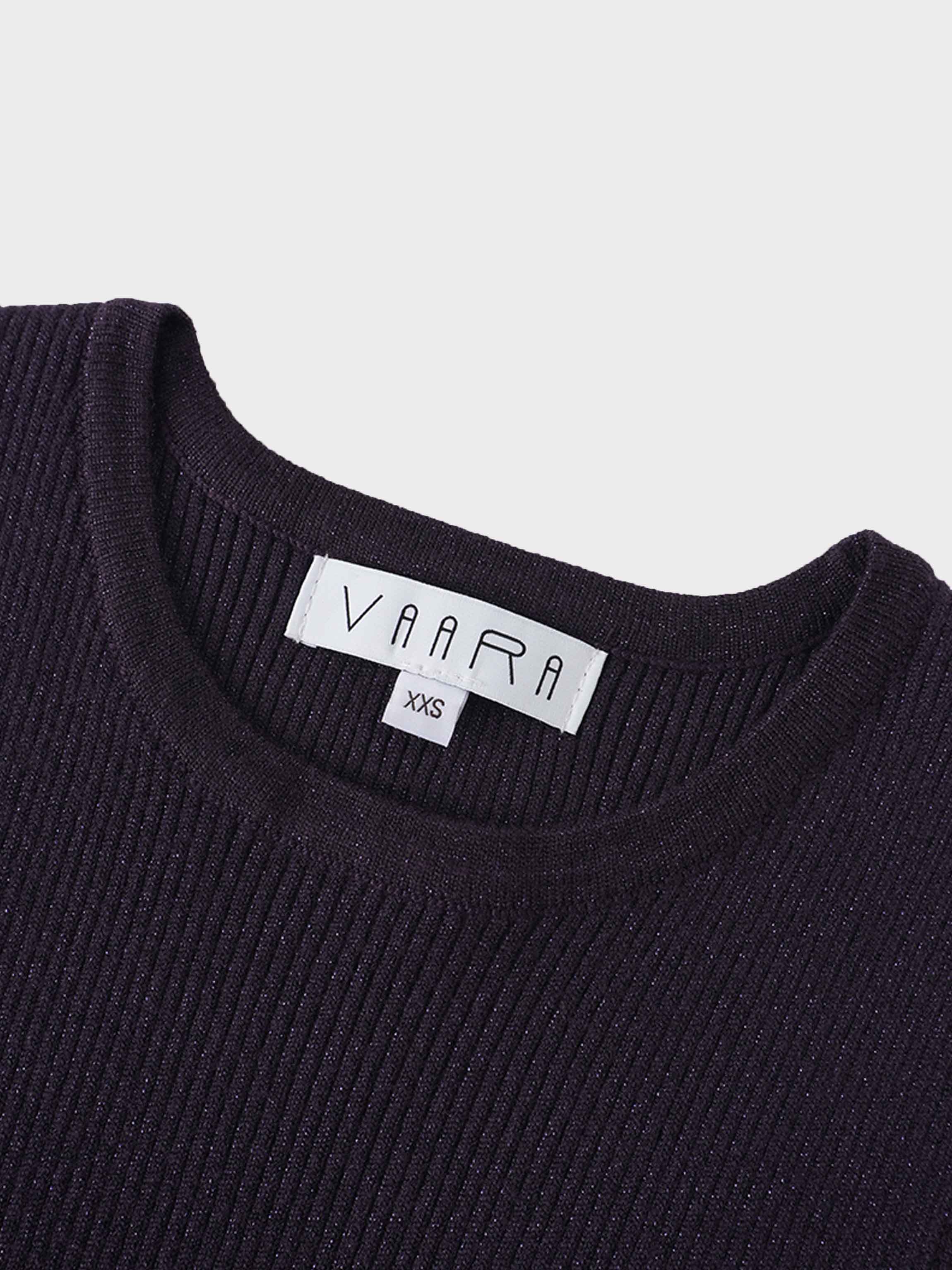 Lurex Sleeveless Sweater-Purple-4