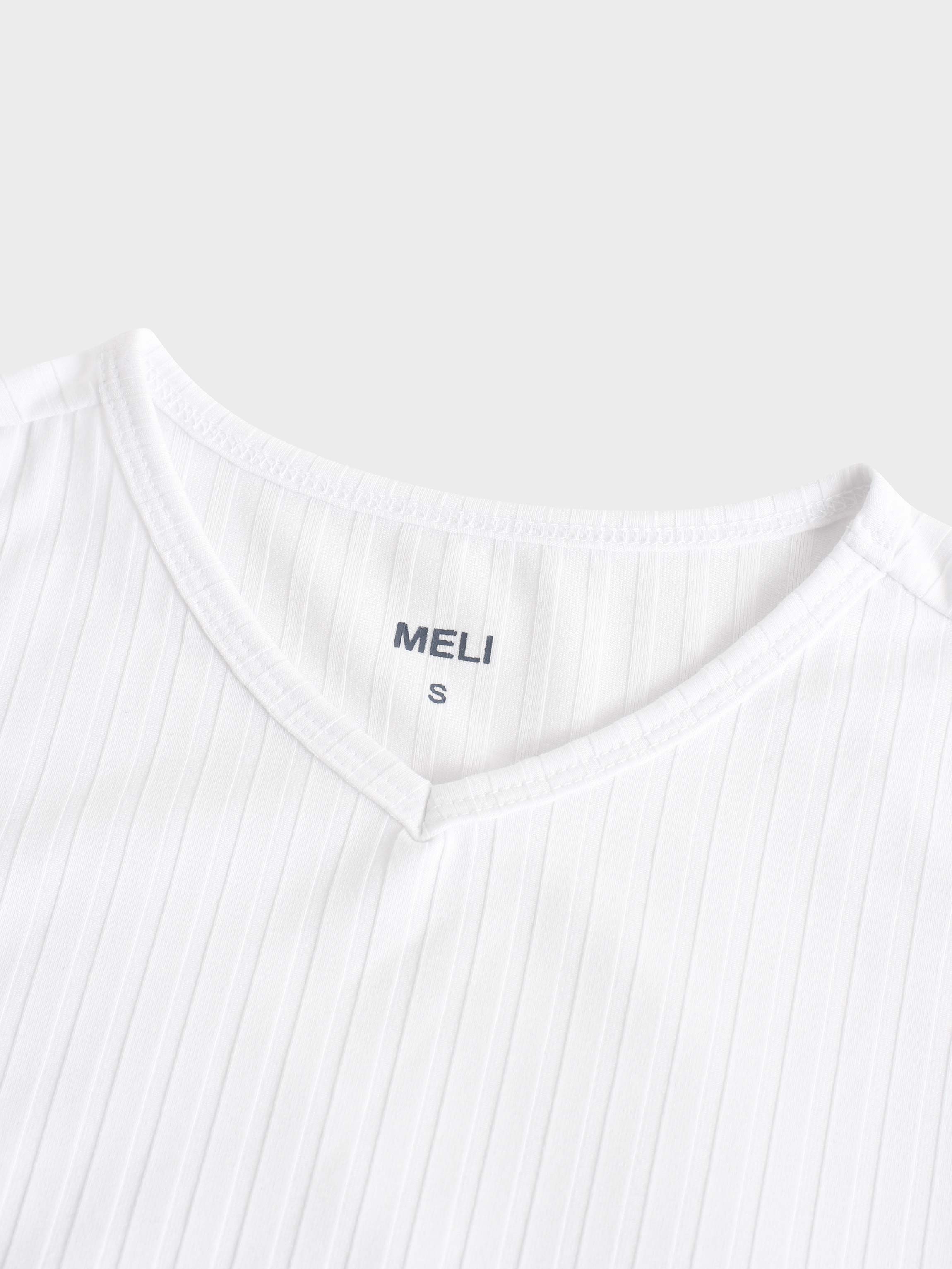 Ribbed High V Bomber-White-3