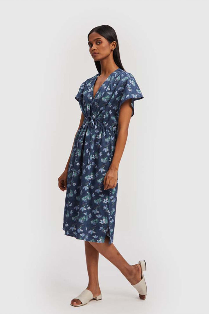 Midnight Oversized Gathered Dress-3
