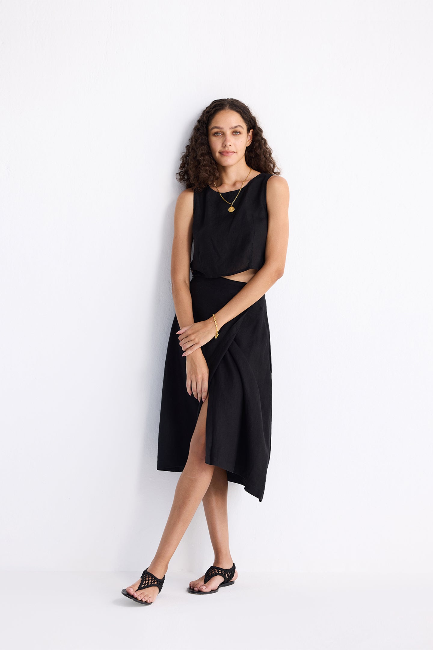 Breezy Summer Set in Black-3