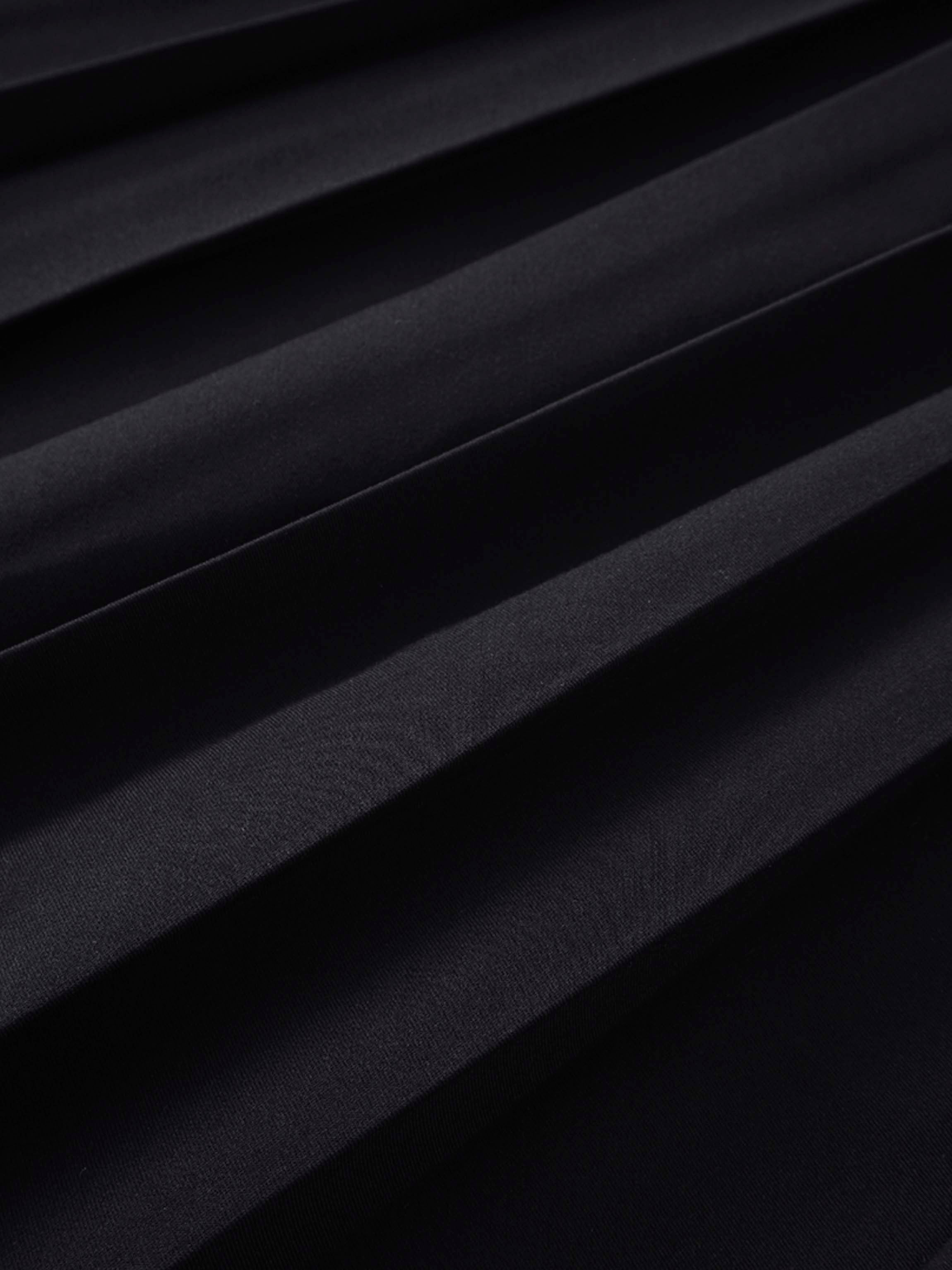 PLEATED SKIRT 35" - BLACK-4